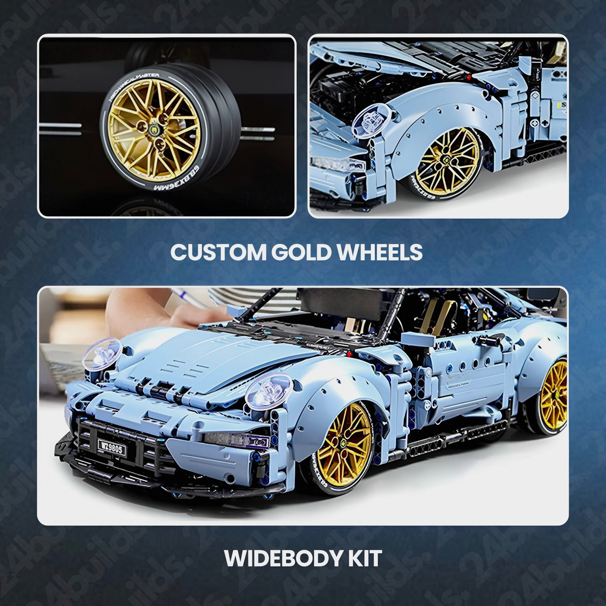 Limited Edition 911 Widebody | 2258pcs - BRICKS LAB