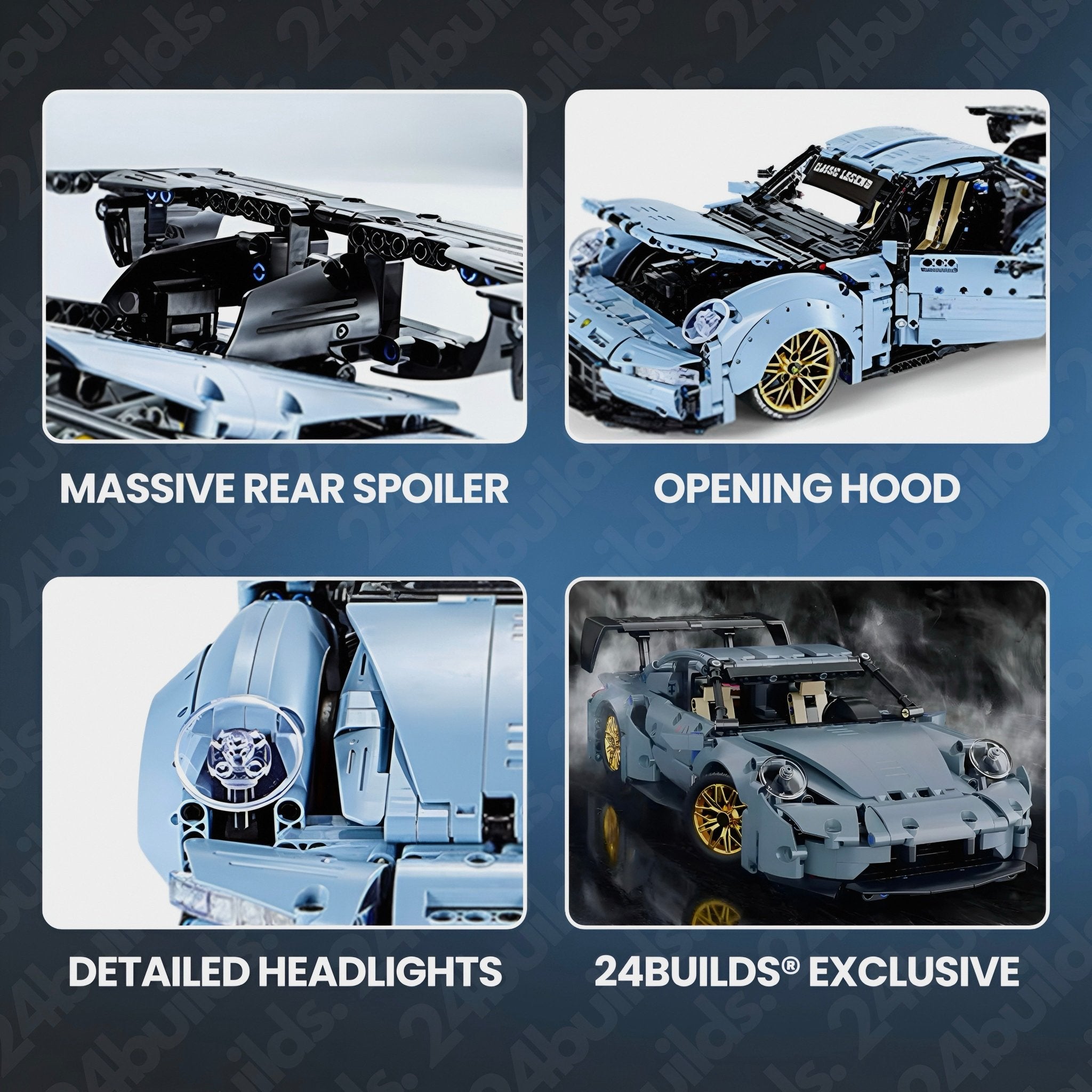 Limited Edition 911 Widebody | 2258pcs - BRICKS LAB