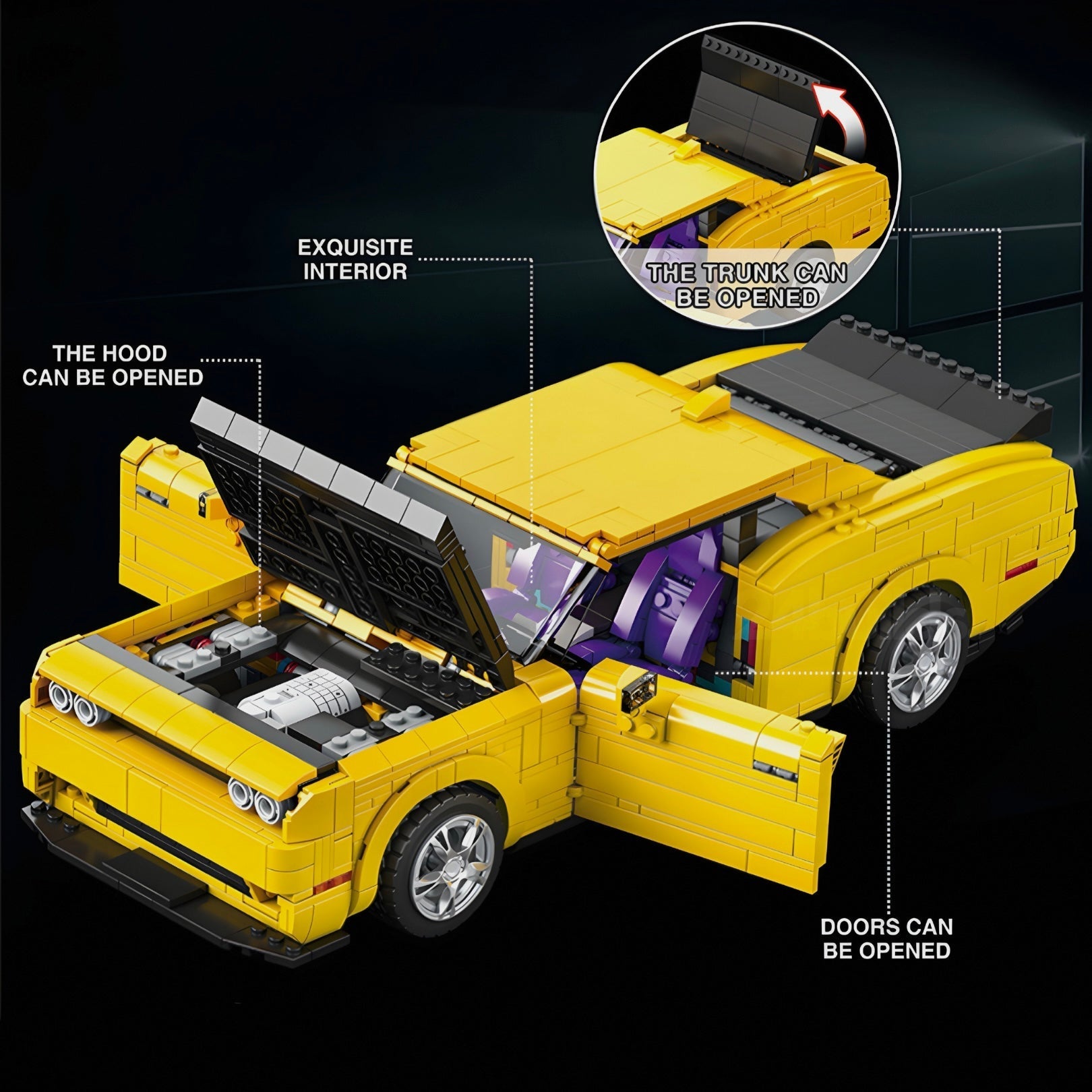 Limited Edition American Muscle | 1740pcs - BRICKS LAB
