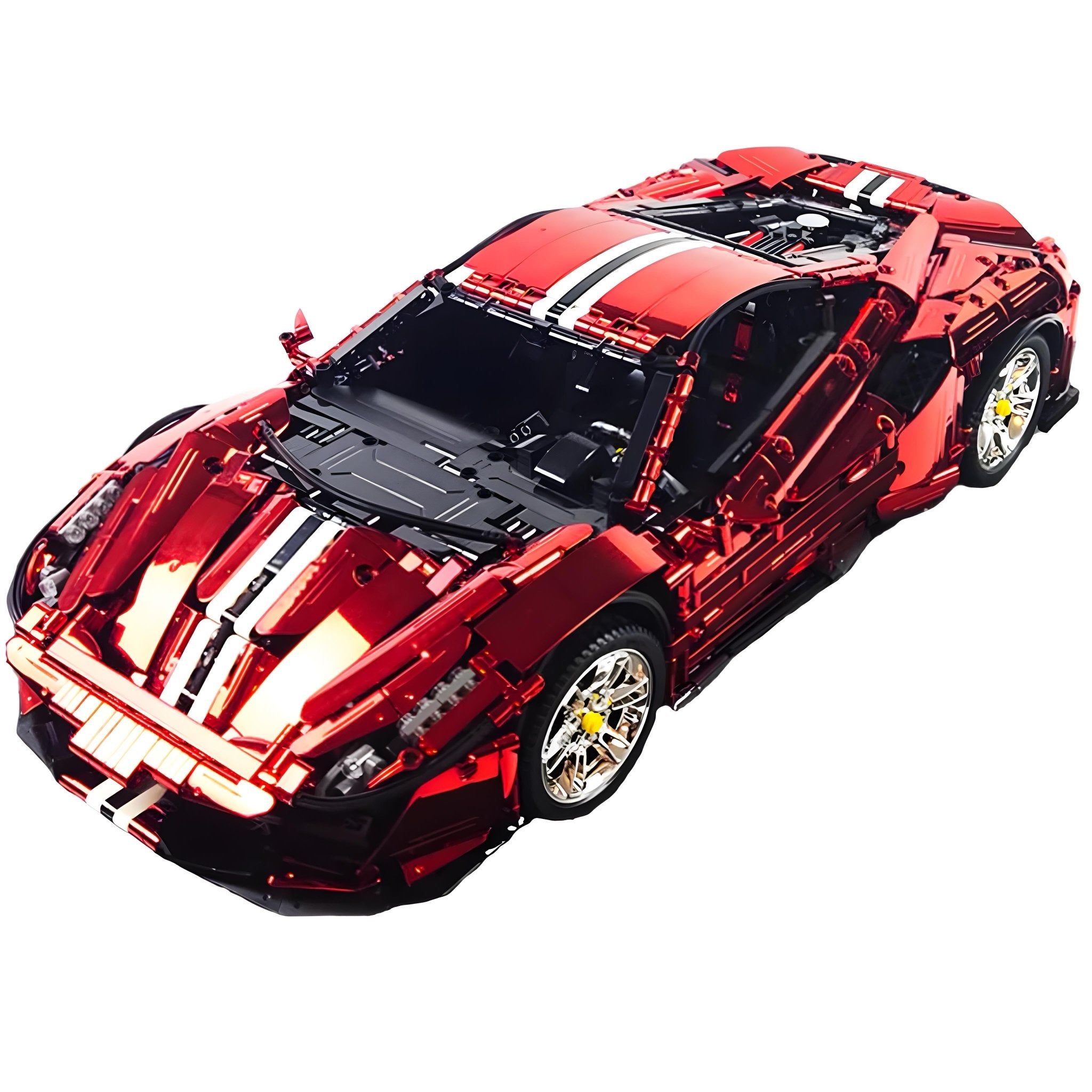Limited Edition Chrome 488 Pista | 3189pcs - BRICKS LAB