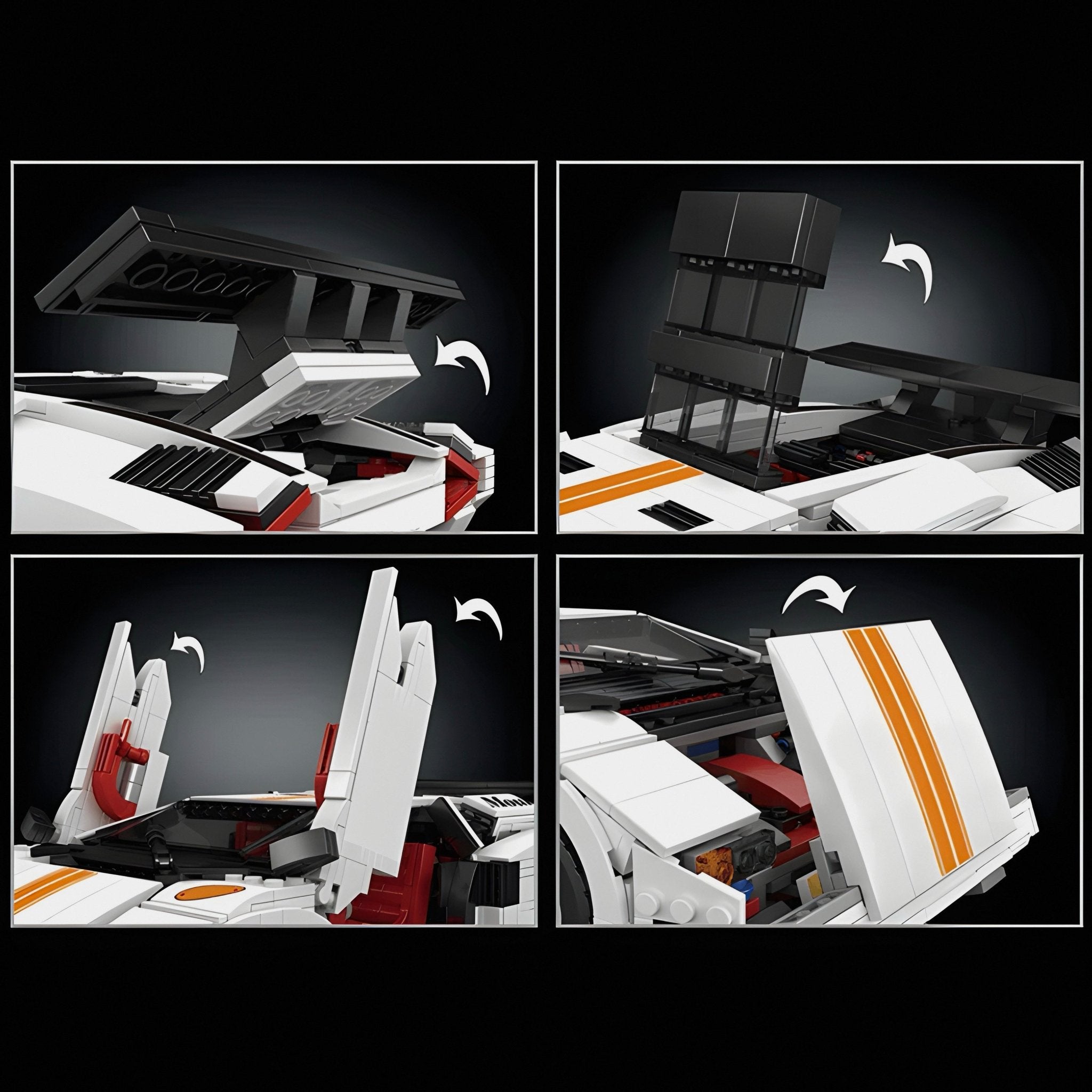 Limited Edition Countach | 1348pcs - BRICKS LAB