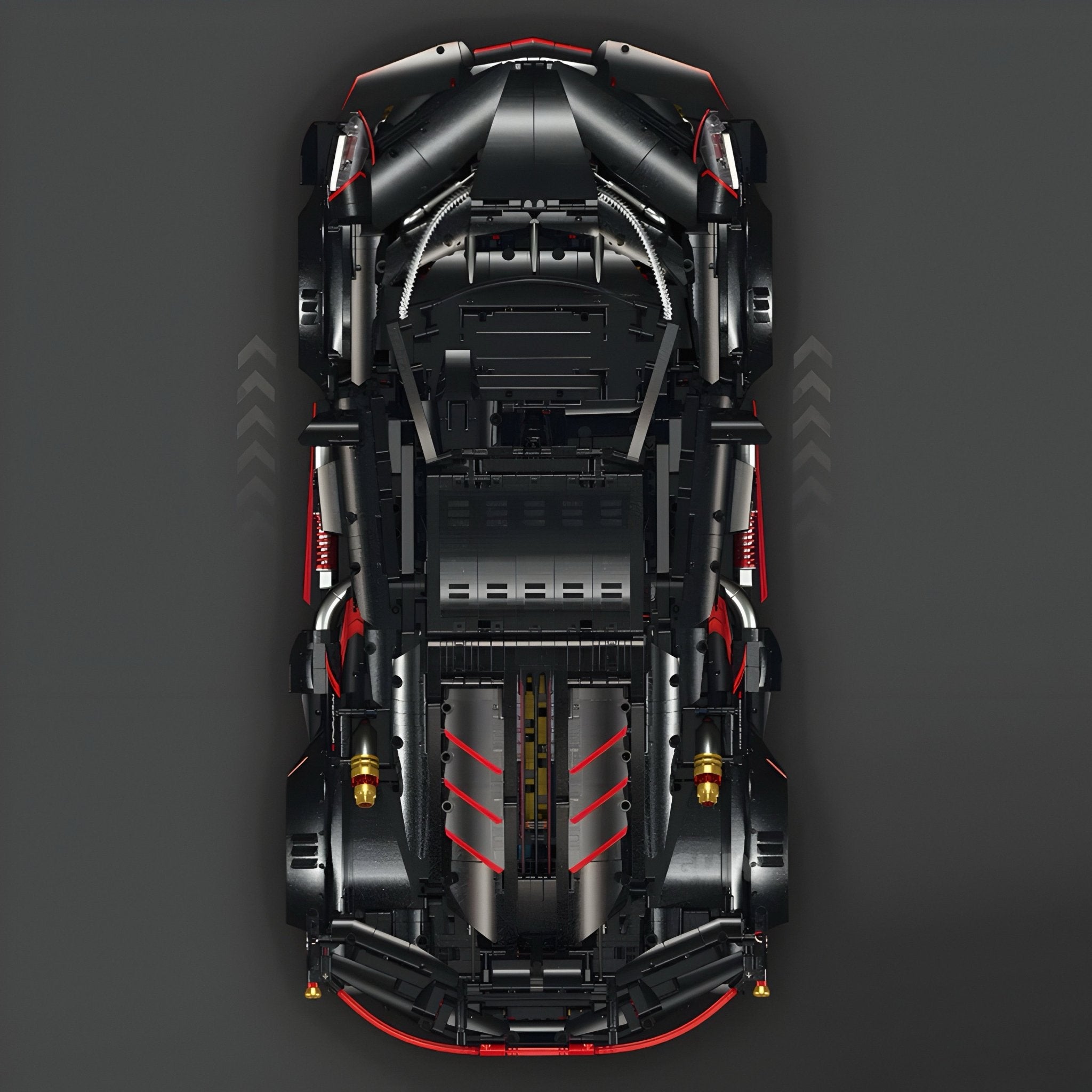 Limited Edition Obsidian V12 Supercar | 3910pcs - BRICKS LAB