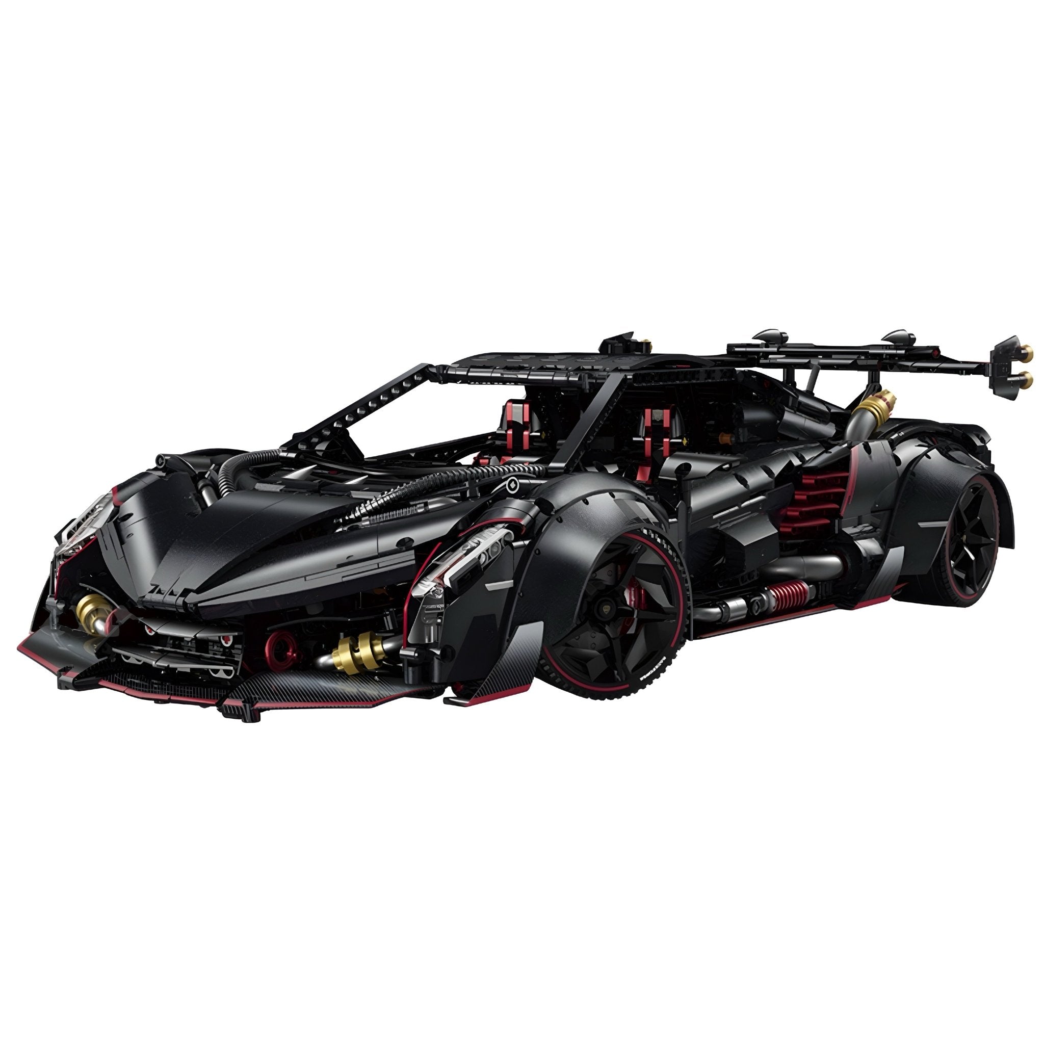 Limited Edition Obsidian V12 Supercar | 3910pcs - BRICKS LAB