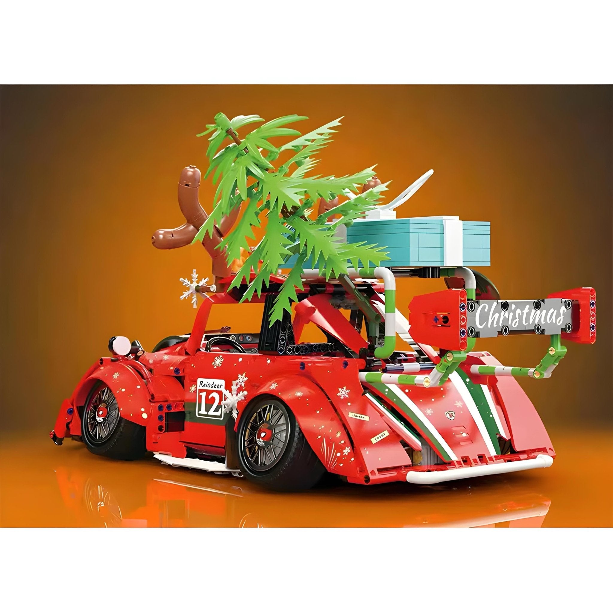 Limited Edition Santa's Custom Beetle | 2870pcs - BRICKS LAB