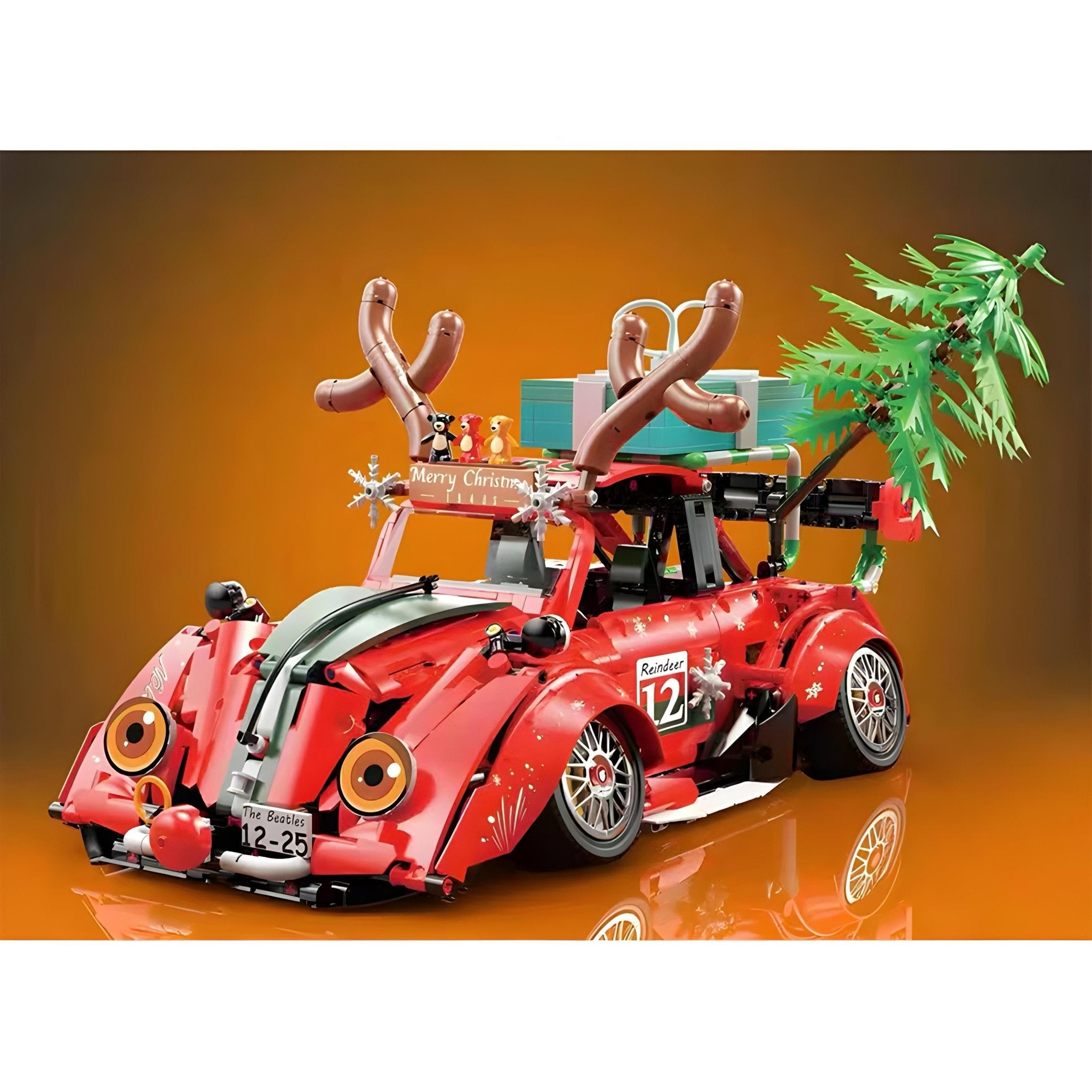 Limited Edition Santa's Custom Beetle | 2870pcs - BRICKS LAB