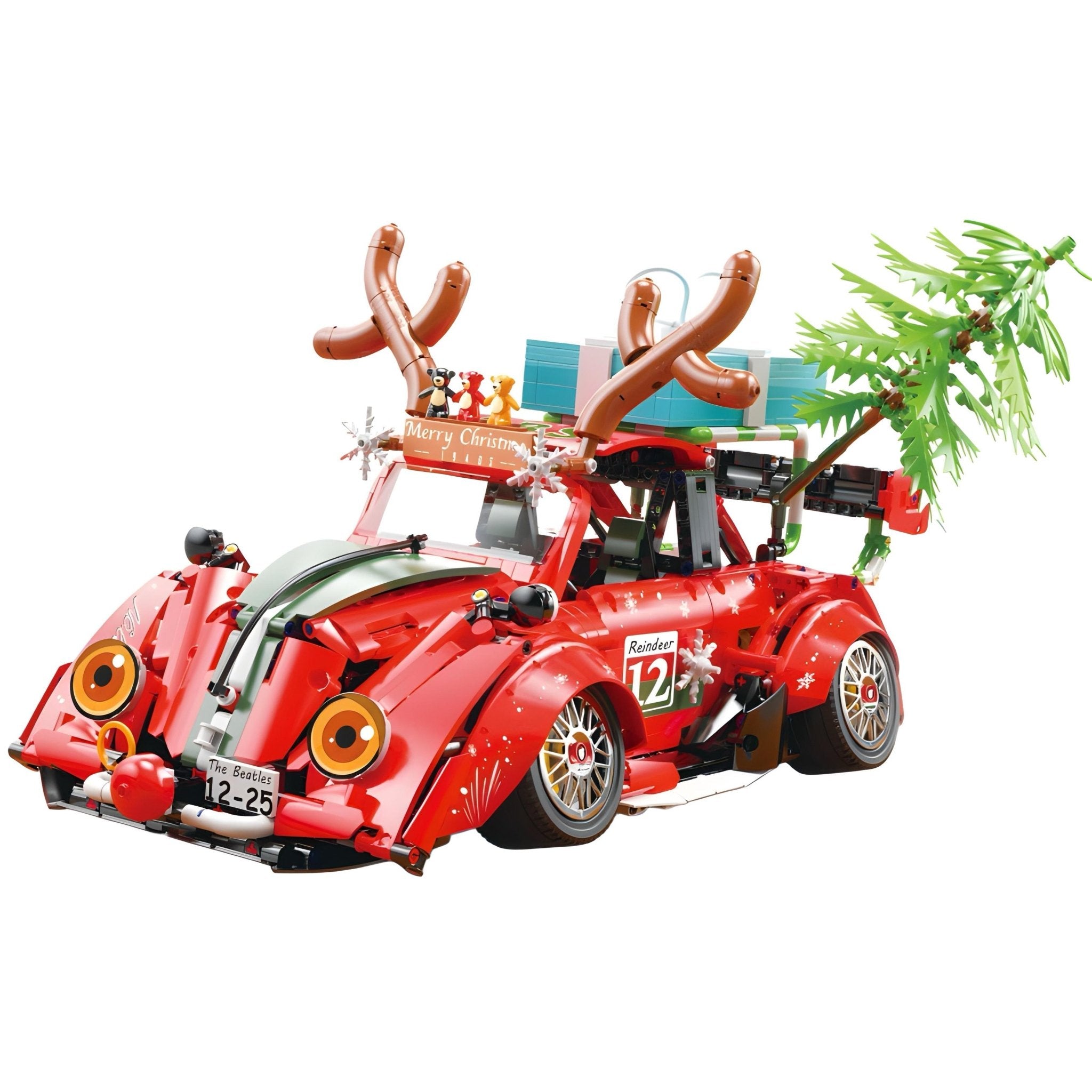 Limited Edition Santa's Custom Beetle | 2870pcs - BRICKS LAB