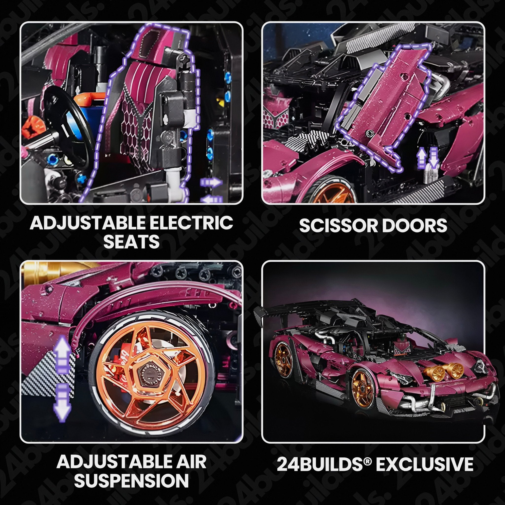 Limited Edition Turbocharged Italian Hypercar | 3936pcs - BRICKS LAB