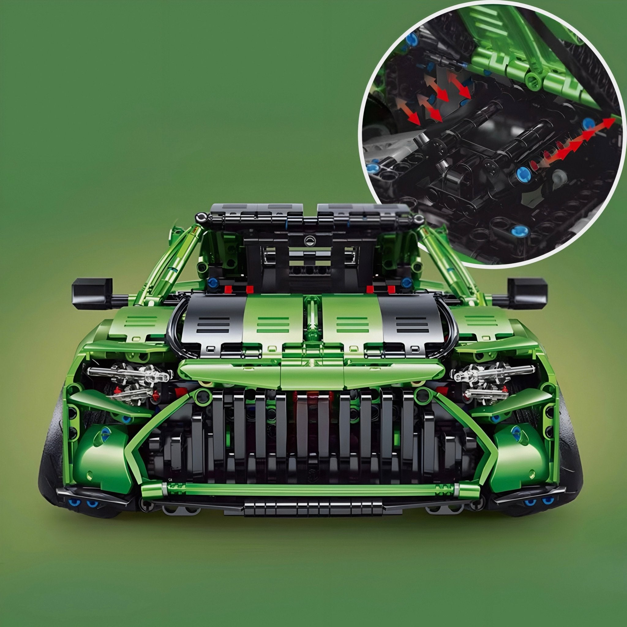 Limited Edition Widebody German GT - R | 2878pcs - BRICKS LAB