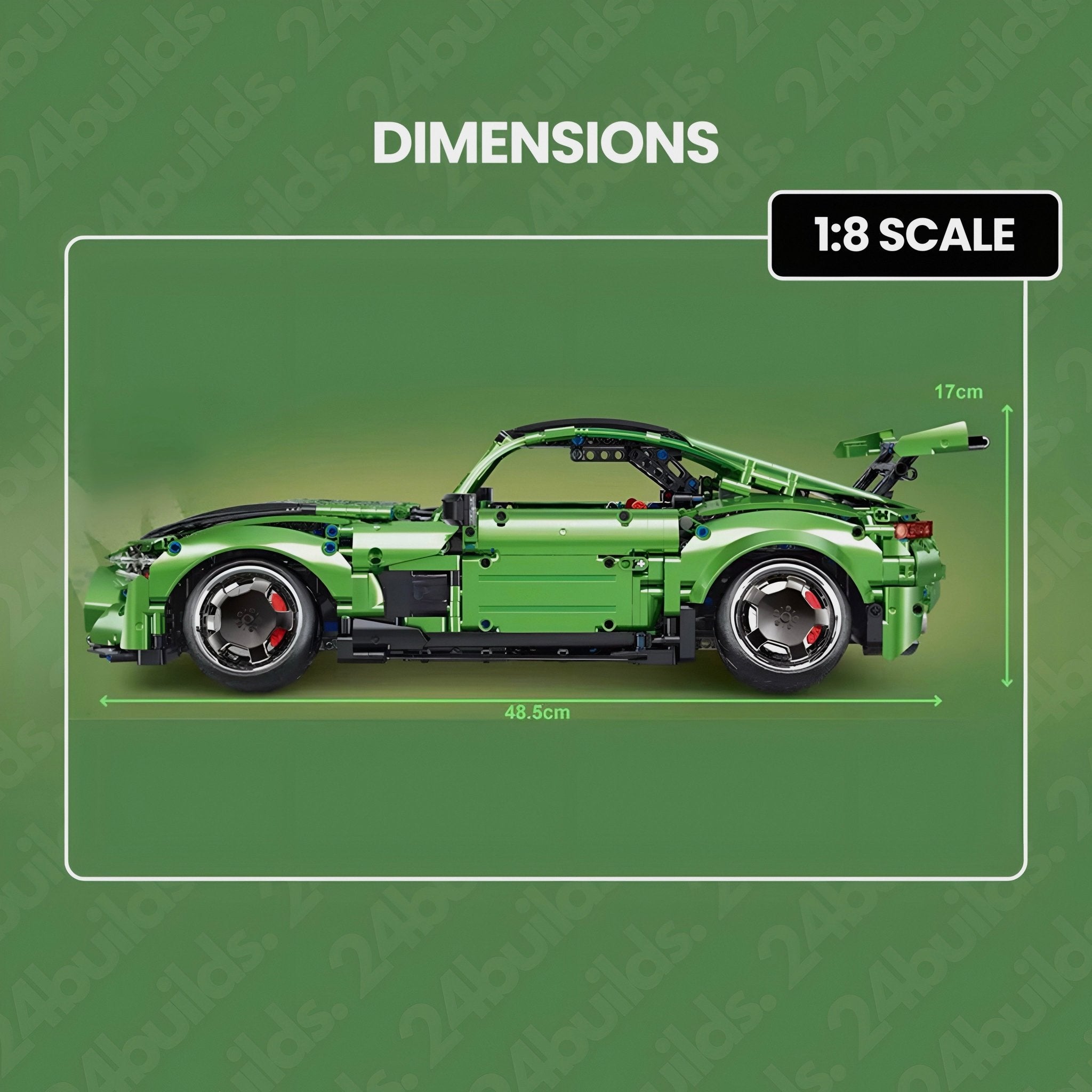 Limited Edition Widebody German GT - R | 2878pcs - BRICKS LAB