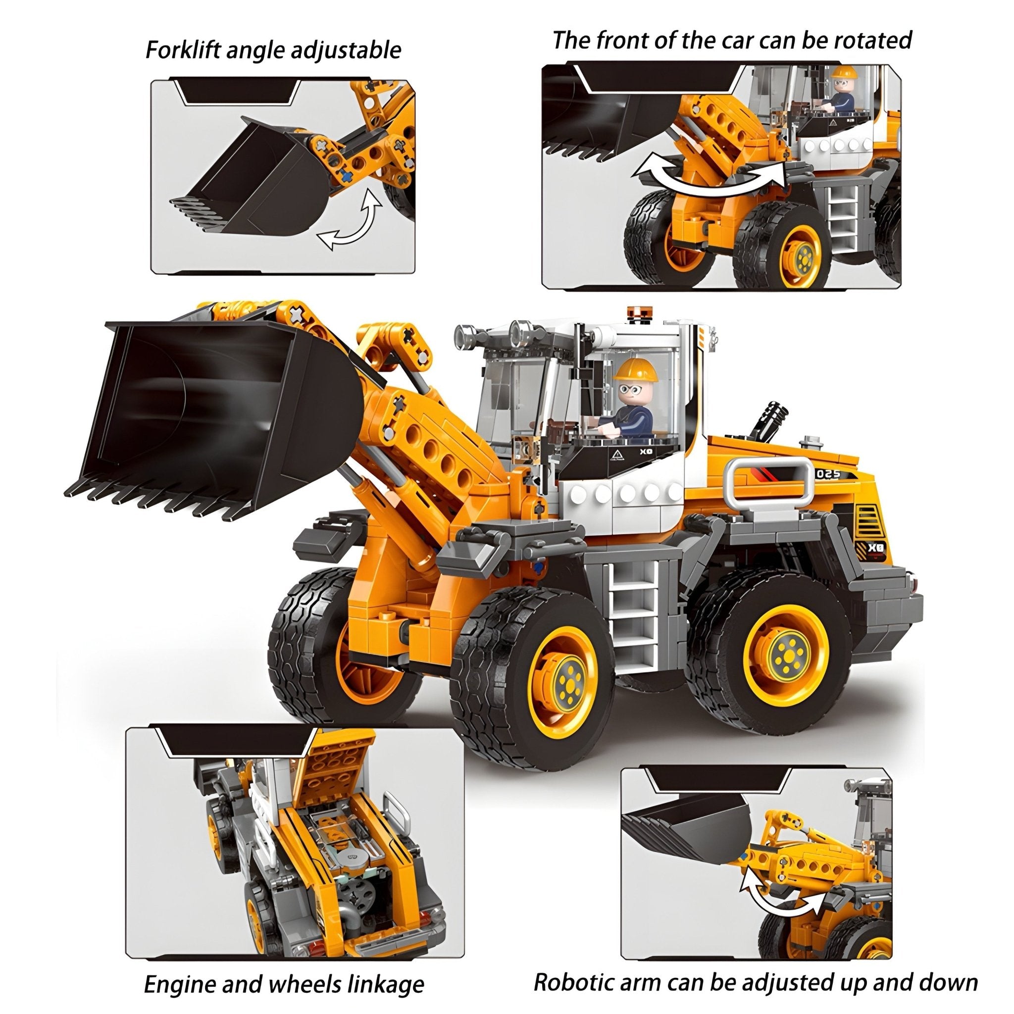 LOADER | 698PCS - BRICKS LAB