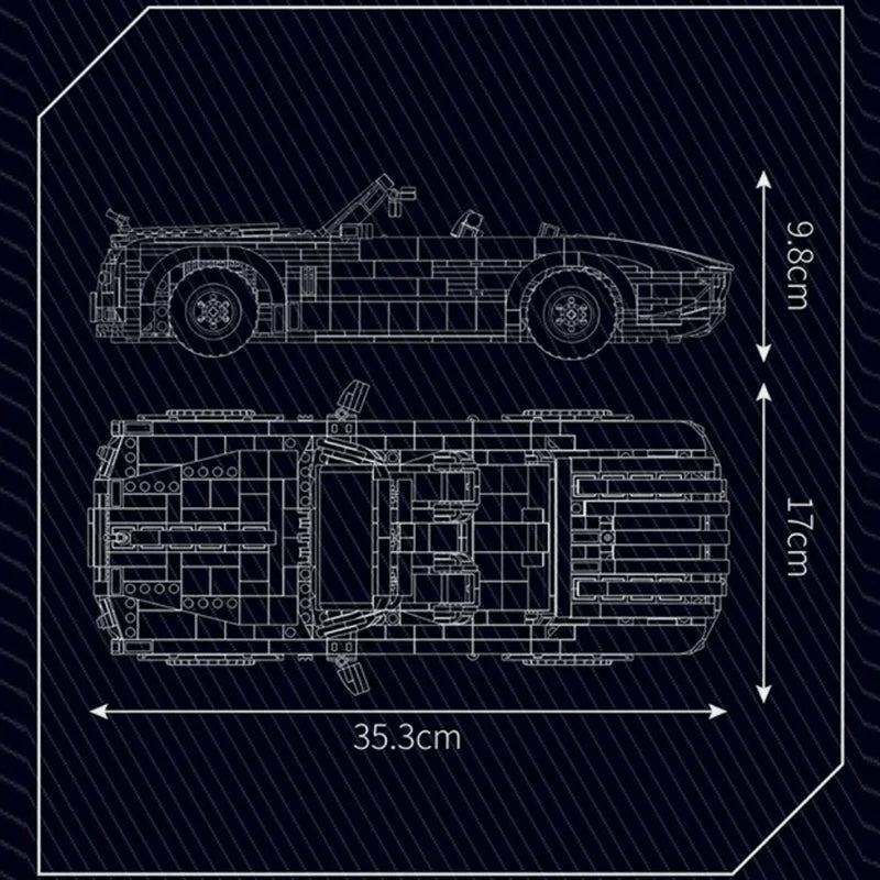 Luxury British Droptop | 1604pcs - BRICKS LAB