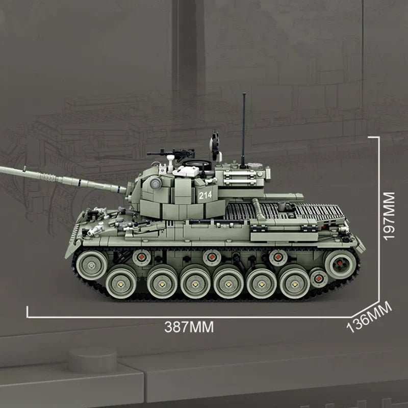 M47 PATTON TANK | 1448PCS - BRICKS LAB