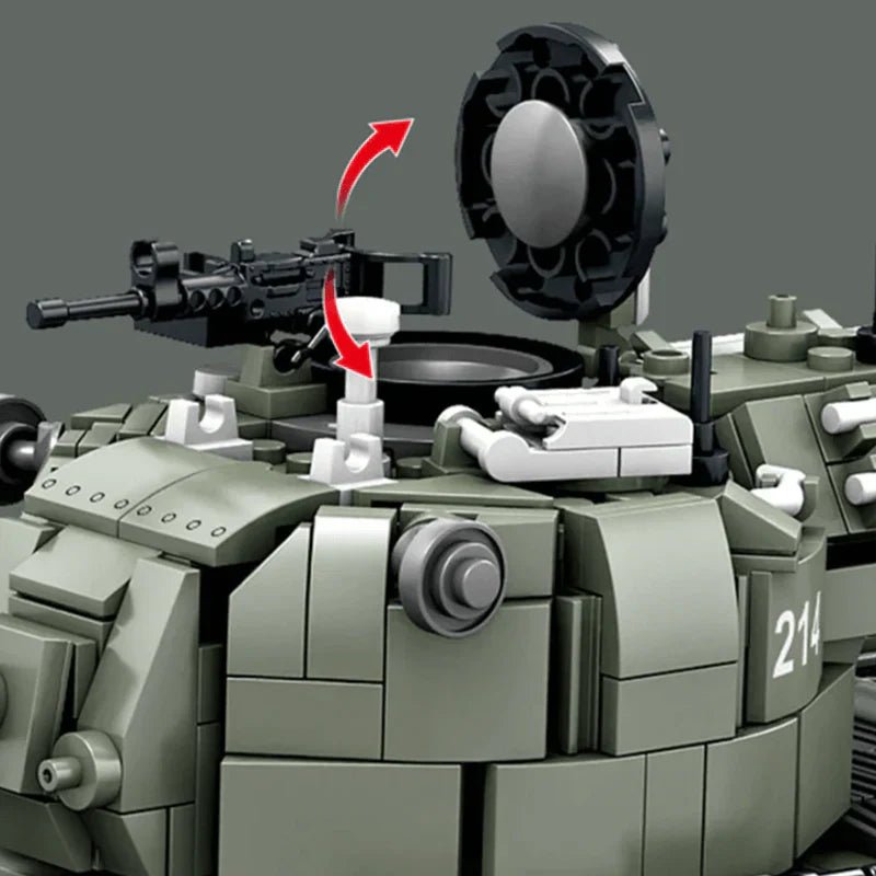 M47 PATTON TANK | 1448PCS - BRICKS LAB