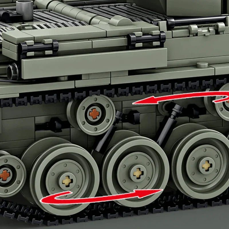 M47 PATTON TANK | 1448PCS - BRICKS LAB