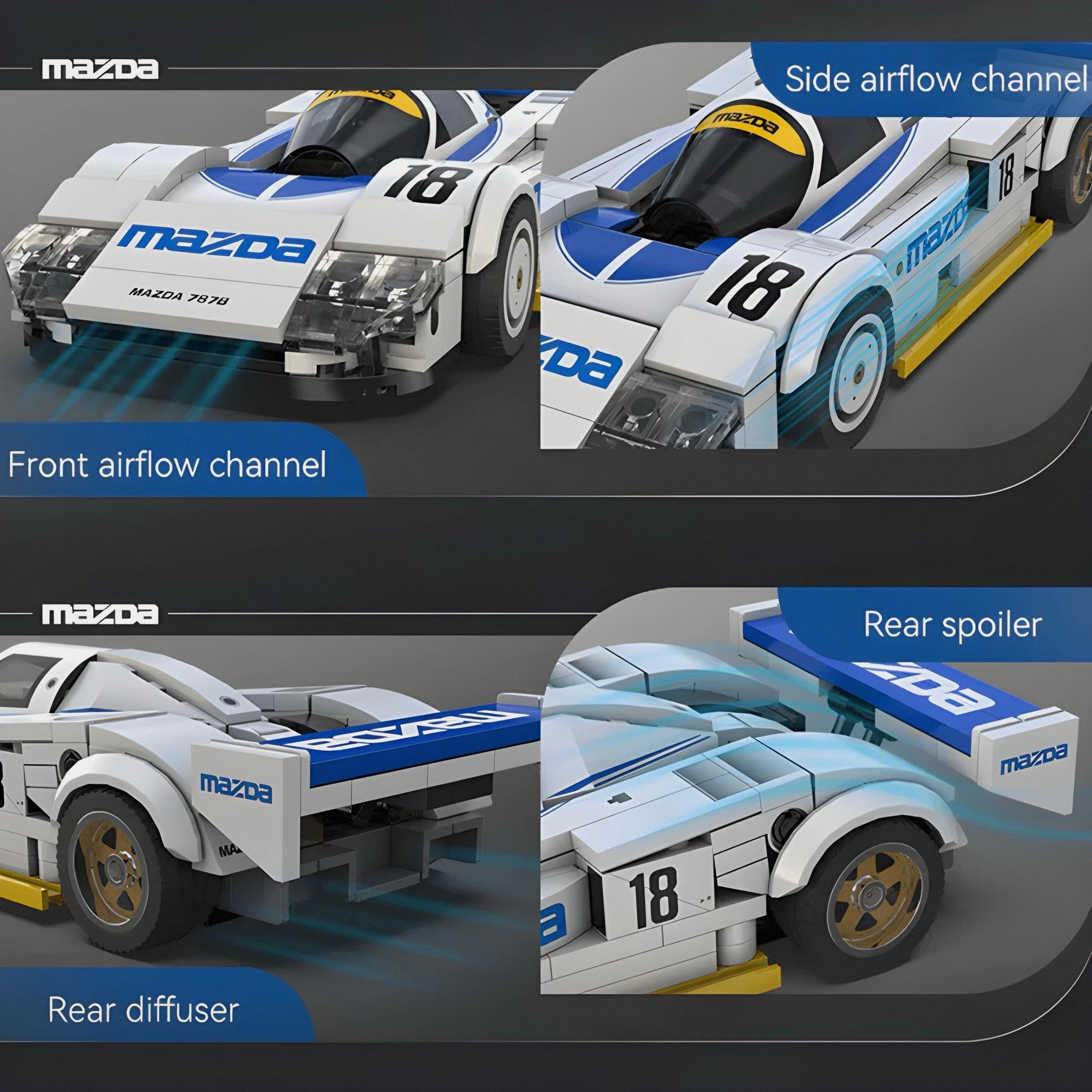 Mazda 787B | 247pcs - BRICKS LAB
