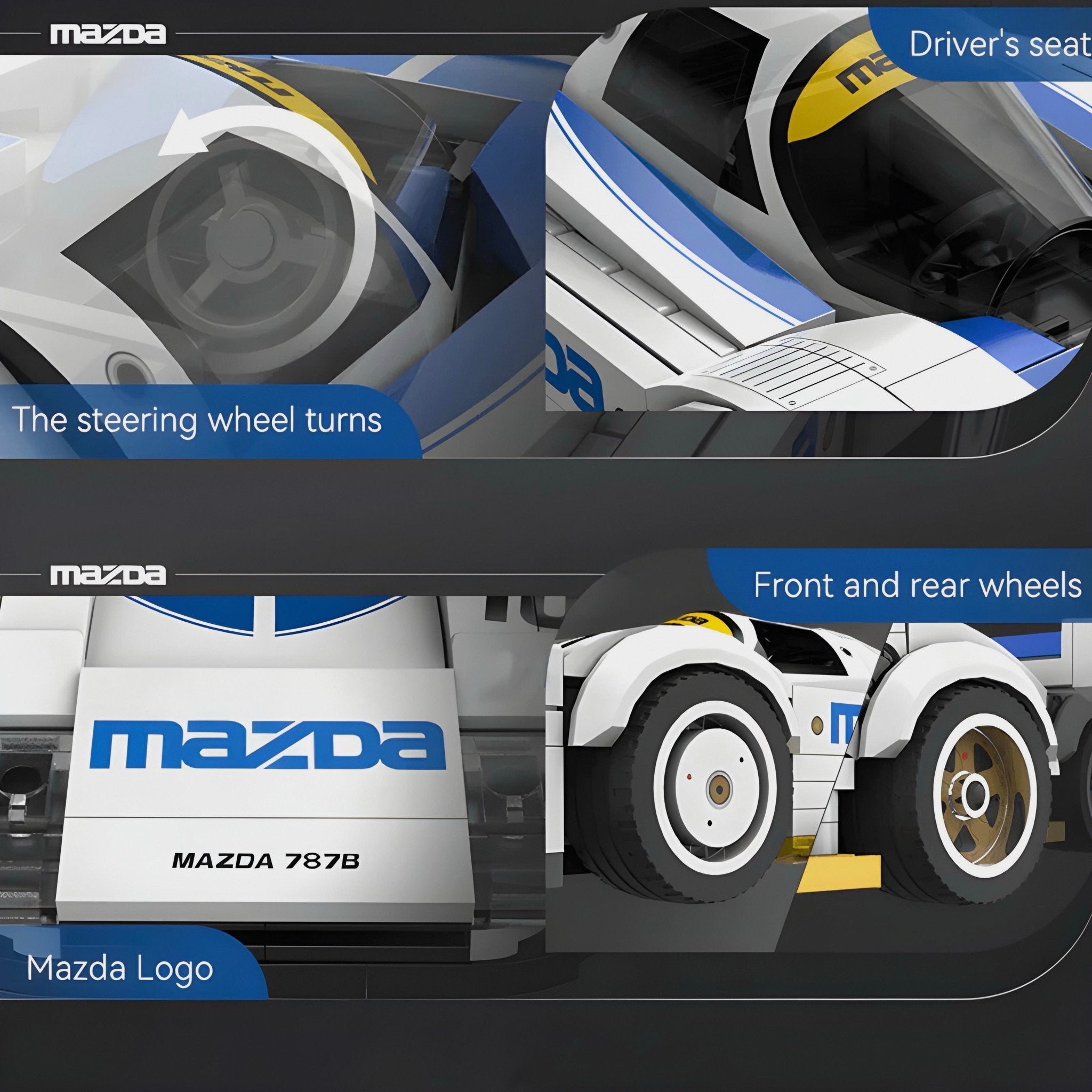 Mazda 787B | 247pcs - BRICKS LAB