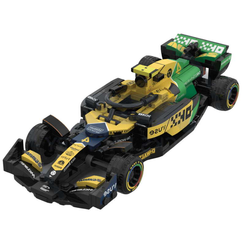McLaren MCL38 Monaco F1 Model Kit | 301 Pieces - BRICKS LAB