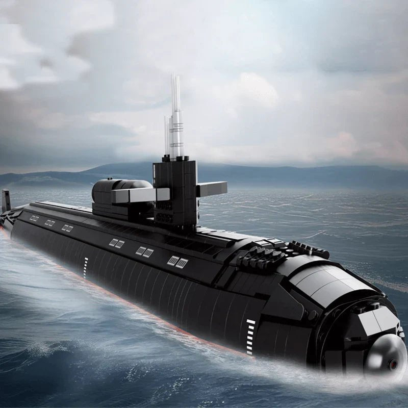 MILITARY LOS ANGELES - CLASS SSN SUBMARINE | 2987PCS - BRICKS LAB