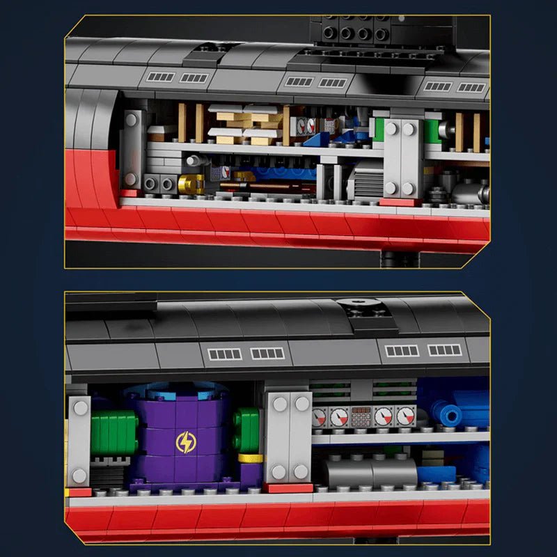 MILITARY LOS ANGELES - CLASS SSN SUBMARINE | 2987PCS - BRICKS LAB