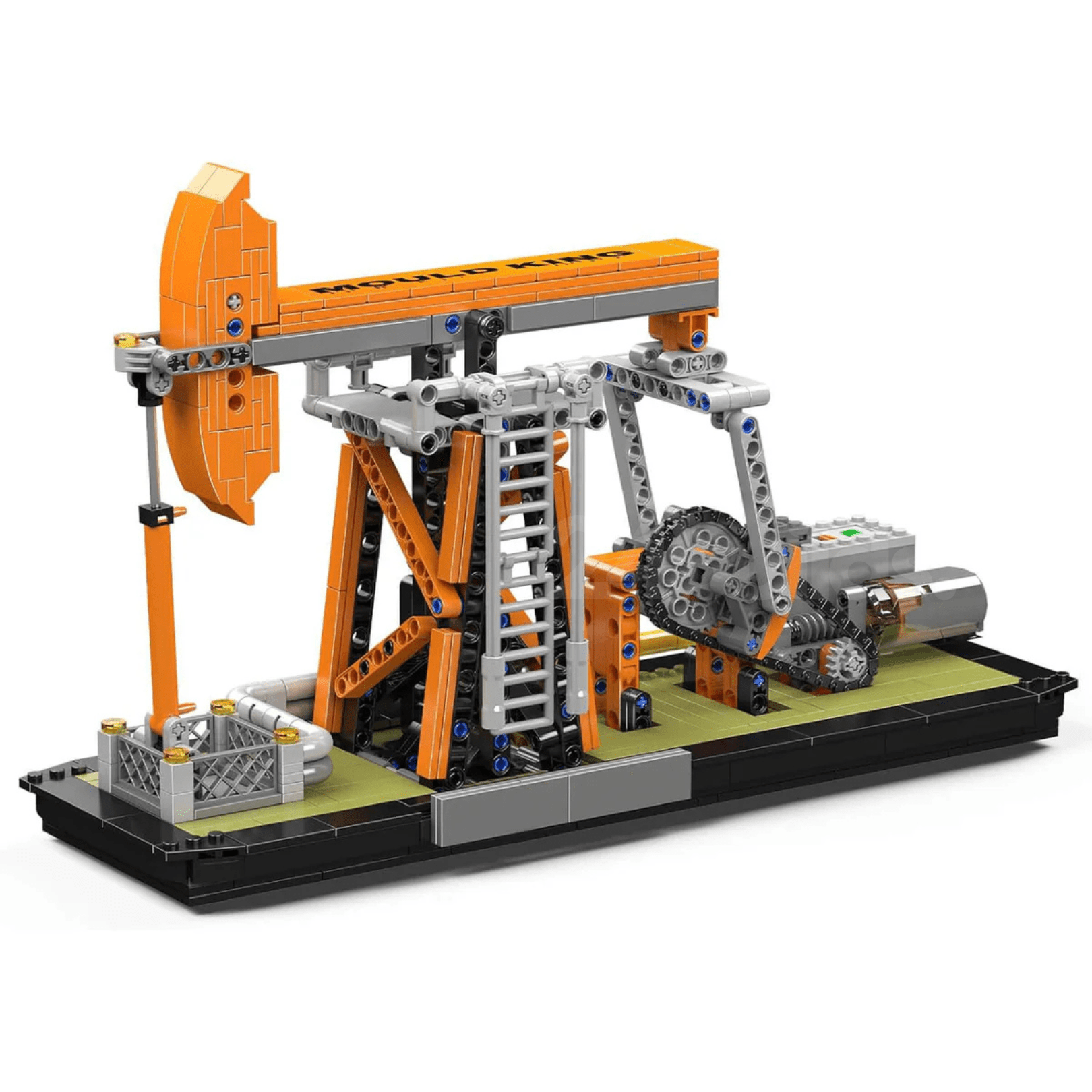MOTORISED MECHANICAL OIL RIG | 840PCS - BRICKS LAB