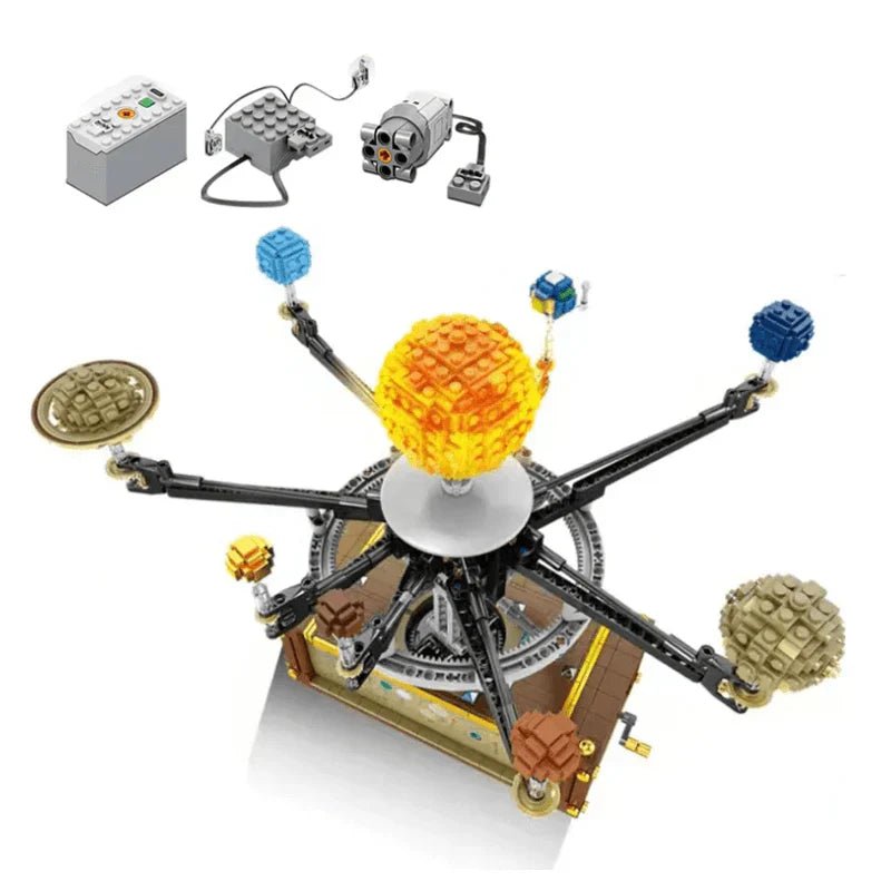 MOTORISED SOLAR SYSTEM | 1468PCS - BRICKS LAB