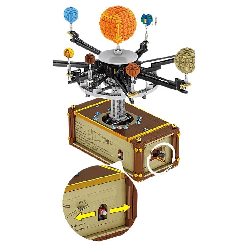 MOTORISED SOLAR SYSTEM | 1468PCS - BRICKS LAB