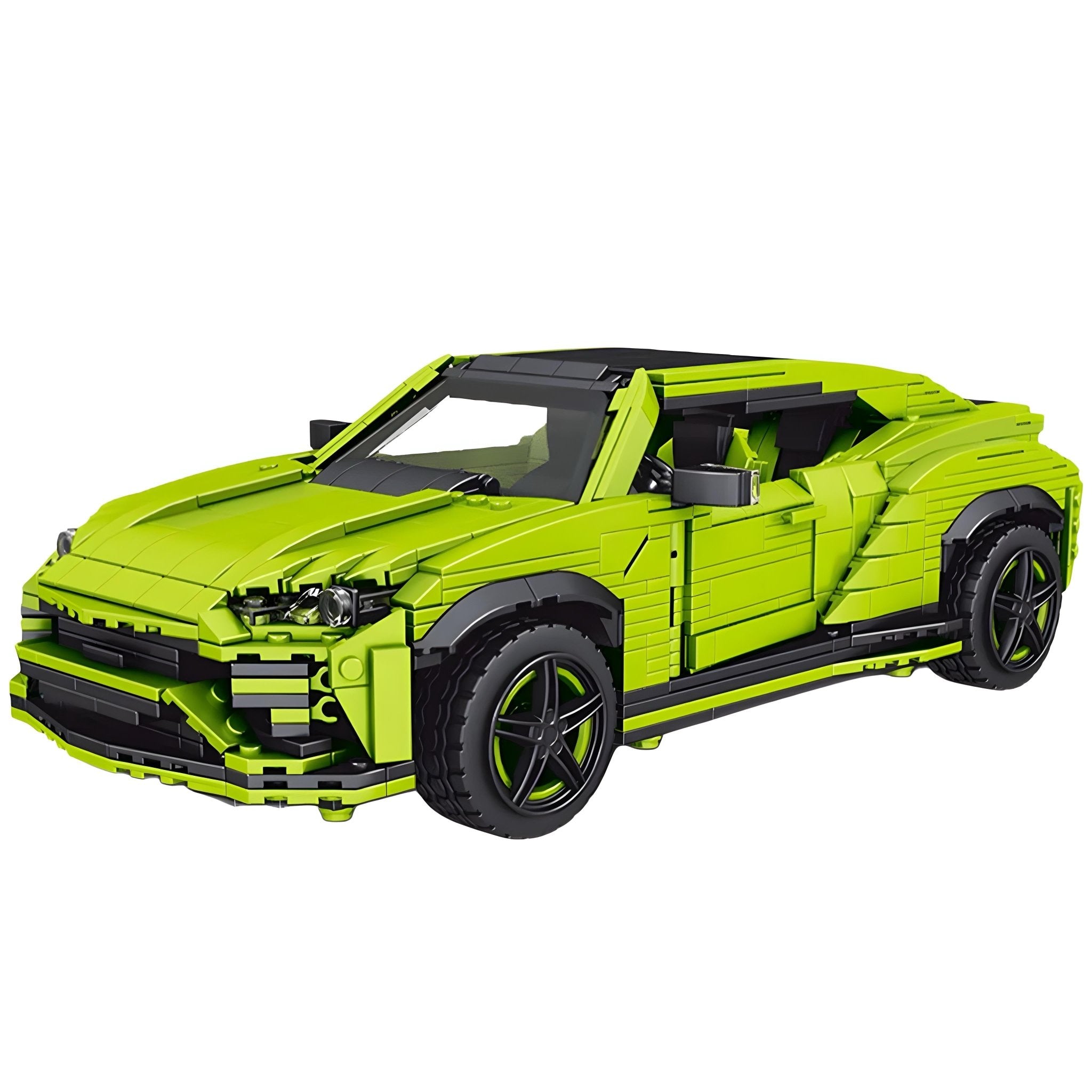 "Neon Green" Italian SUV | 1538pcs - BRICKS LAB