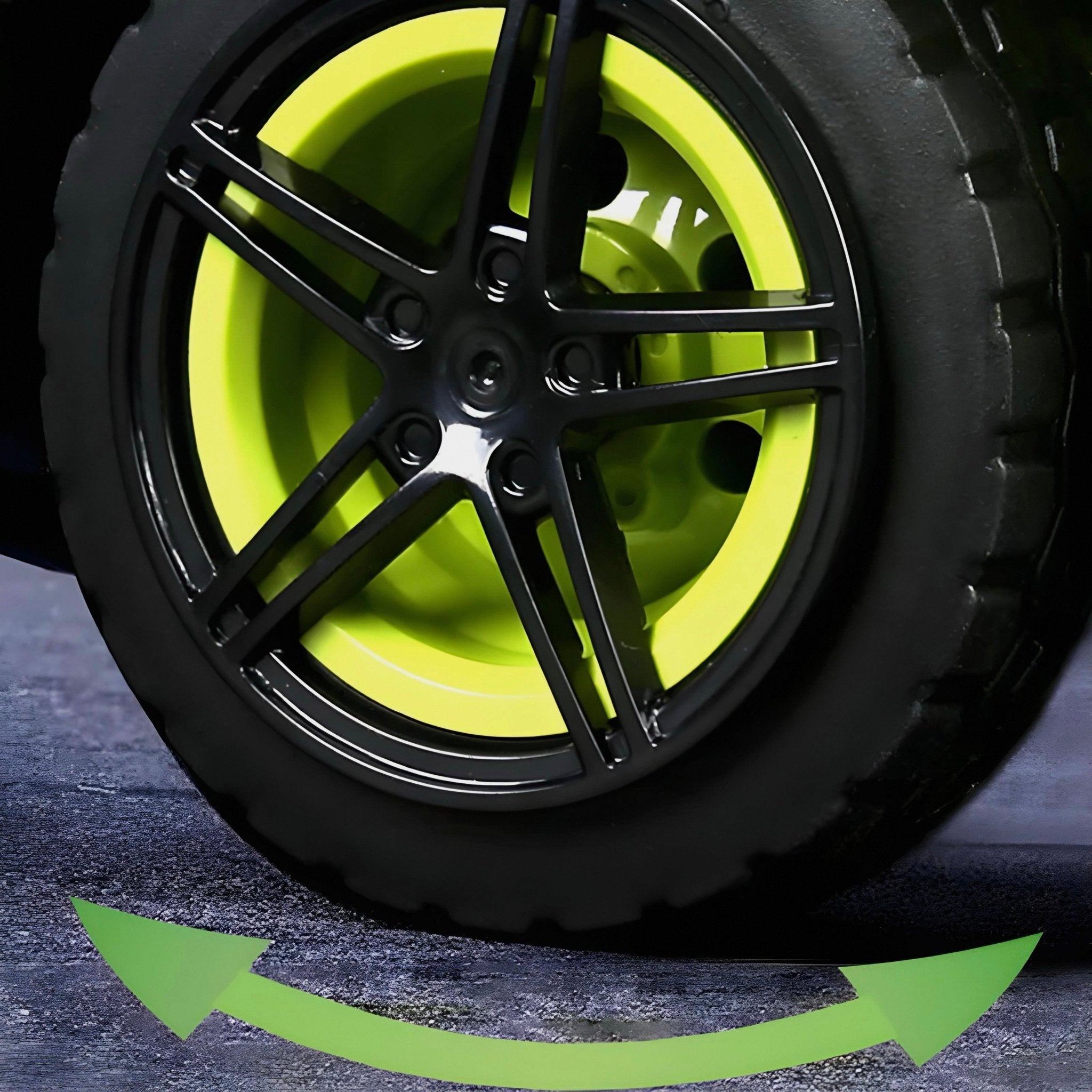 "Neon Green" Italian SUV | 1538pcs - BRICKS LAB