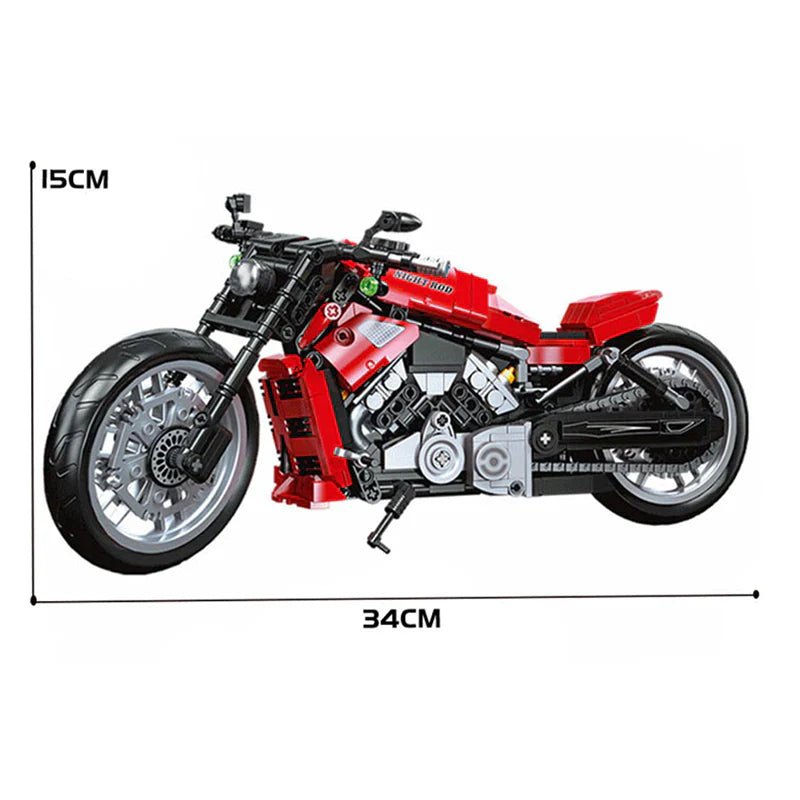 Night Chopper | 848pcs - BRICKS LAB