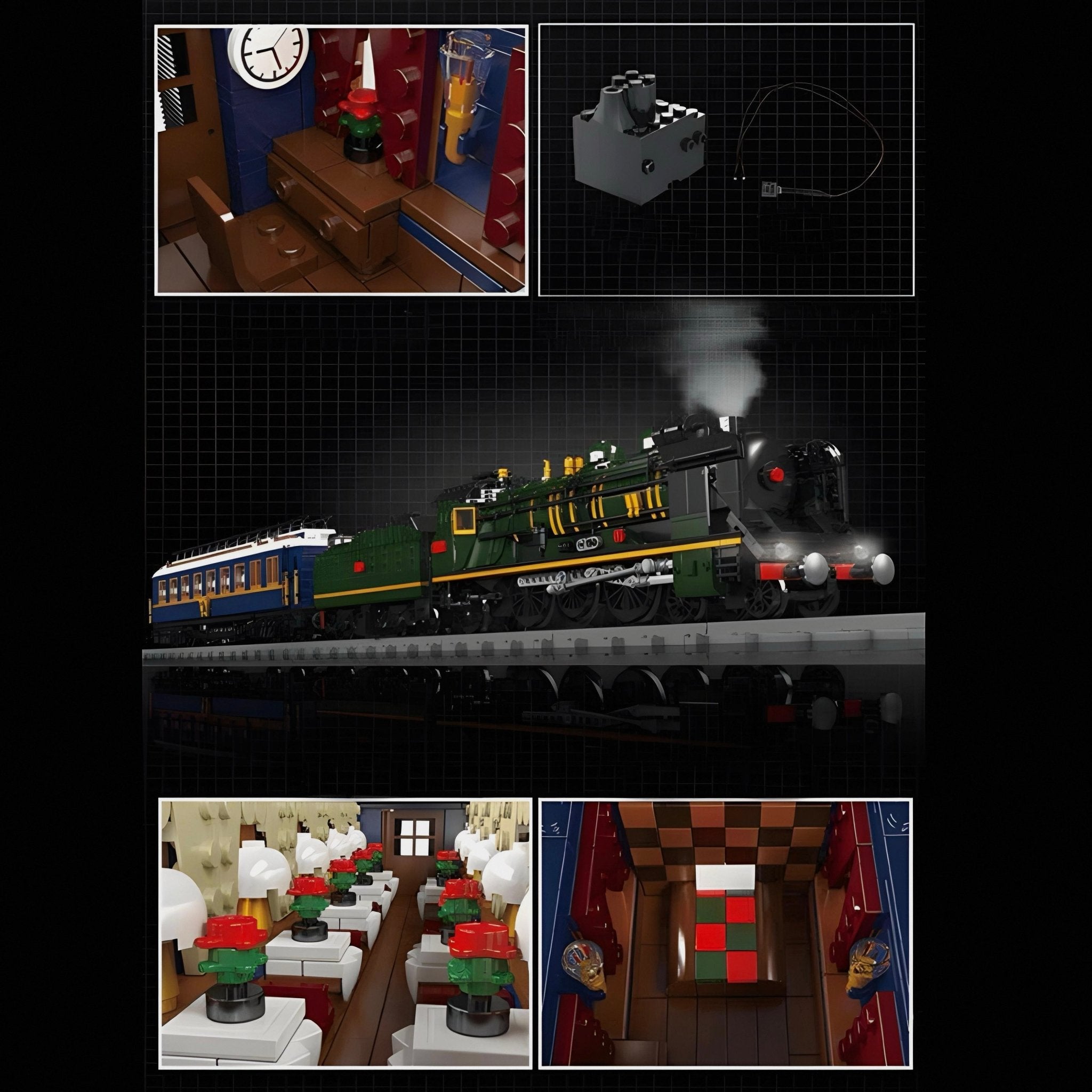 ORIENT EXPRESS LOCOMOTIVE | 3897PCS - BRICKS LAB