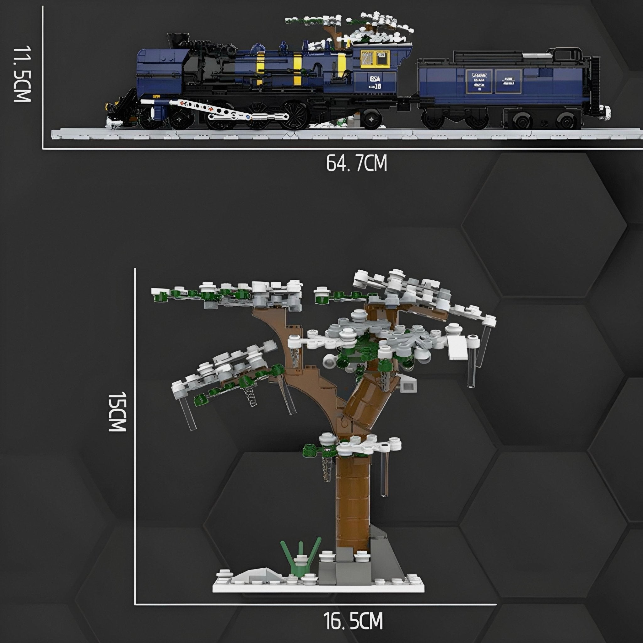ORIENTAL STEAM TRAIN | 1052PCS - BRICKS LAB