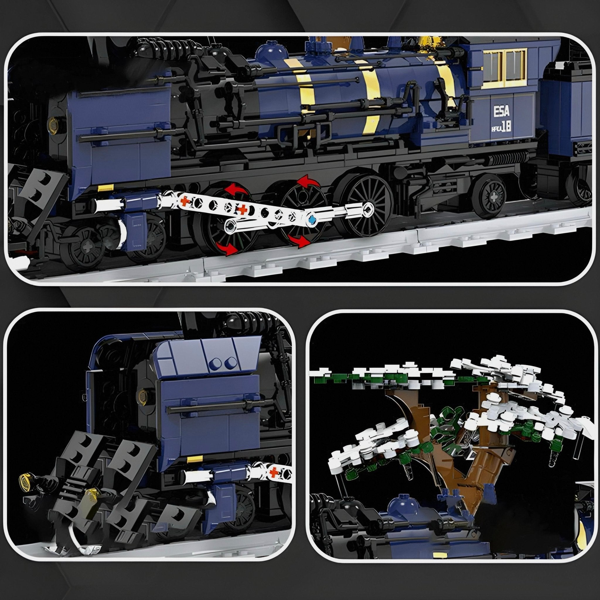 ORIENTAL STEAM TRAIN | 1052PCS - BRICKS LAB