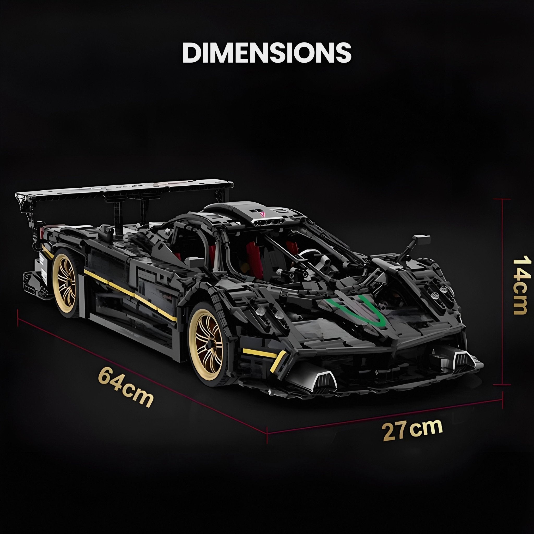 Pagani Zonda R | 4500pcs - BRICKS LAB