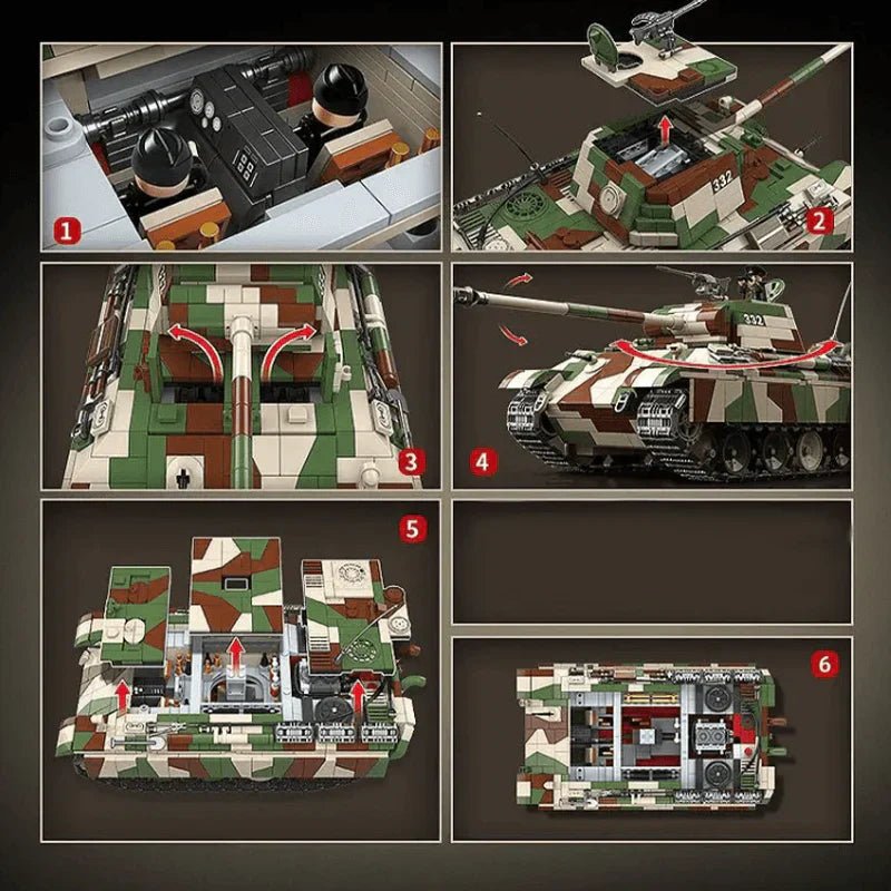 PANTHER TANK | 2135PCS - BRICKS LAB