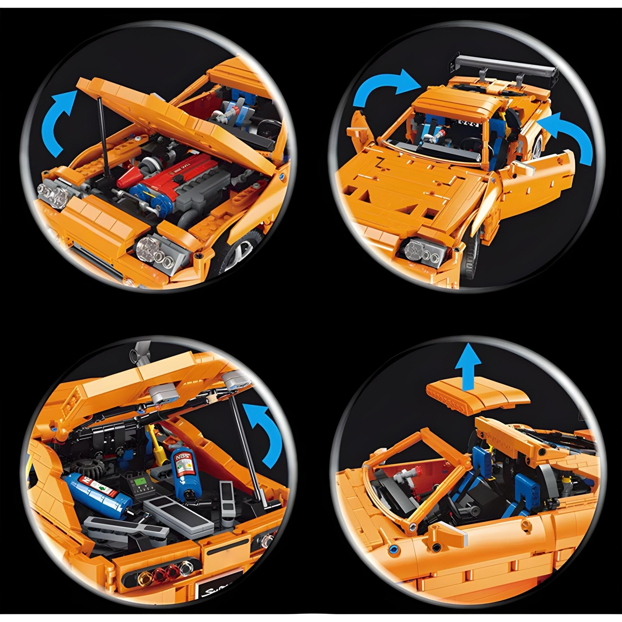 Paul Walker's Supra | 2227pcs - BRICKS LAB