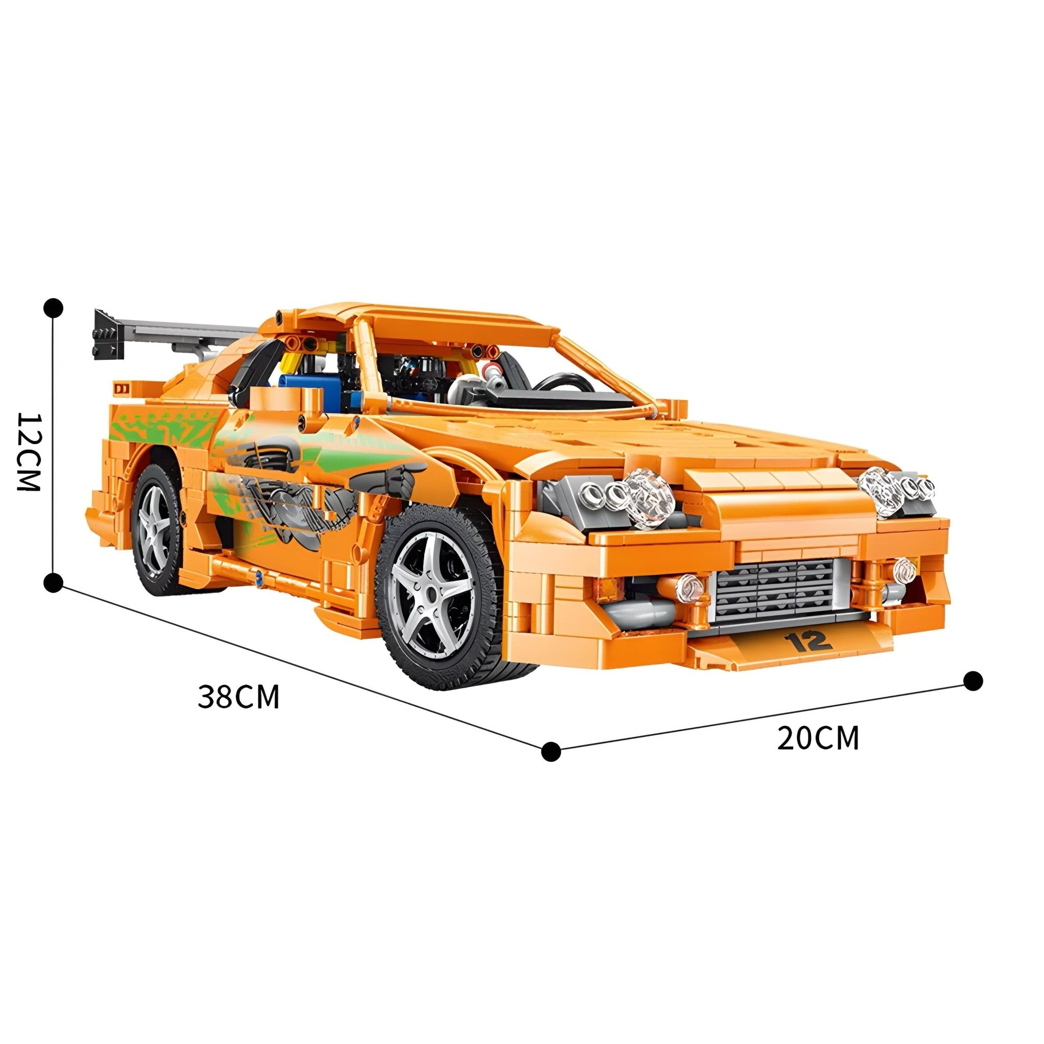 Paul Walker's Supra | 2227pcs - BRICKS LAB