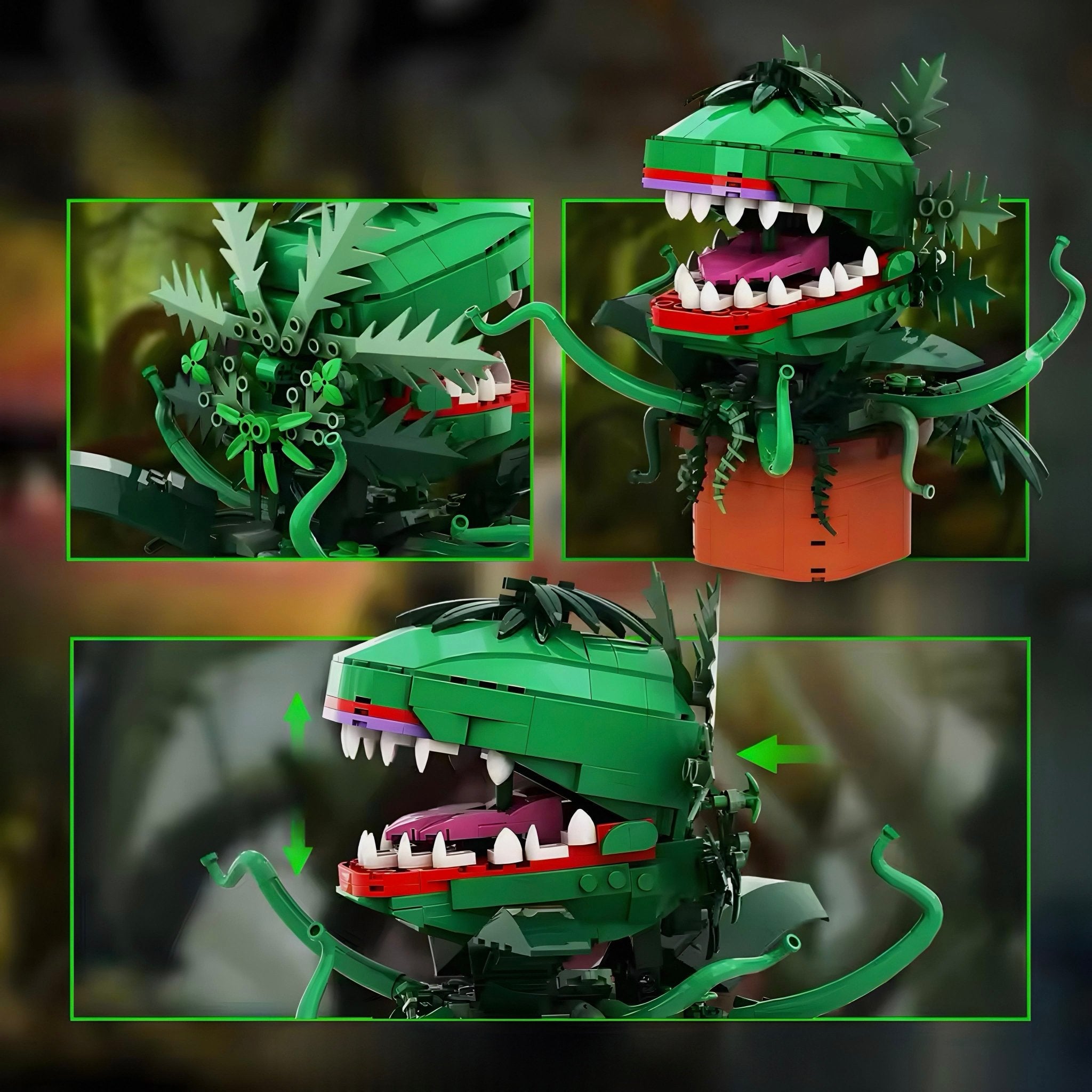 PREDATORY PLANT | 487PCS - BRICKS LAB