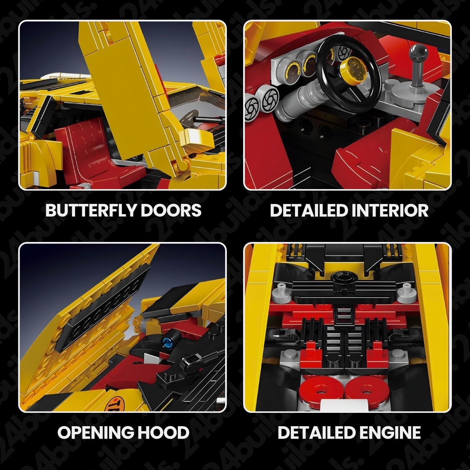 Race Spec Countach | 1382pcs - BRICKS LAB