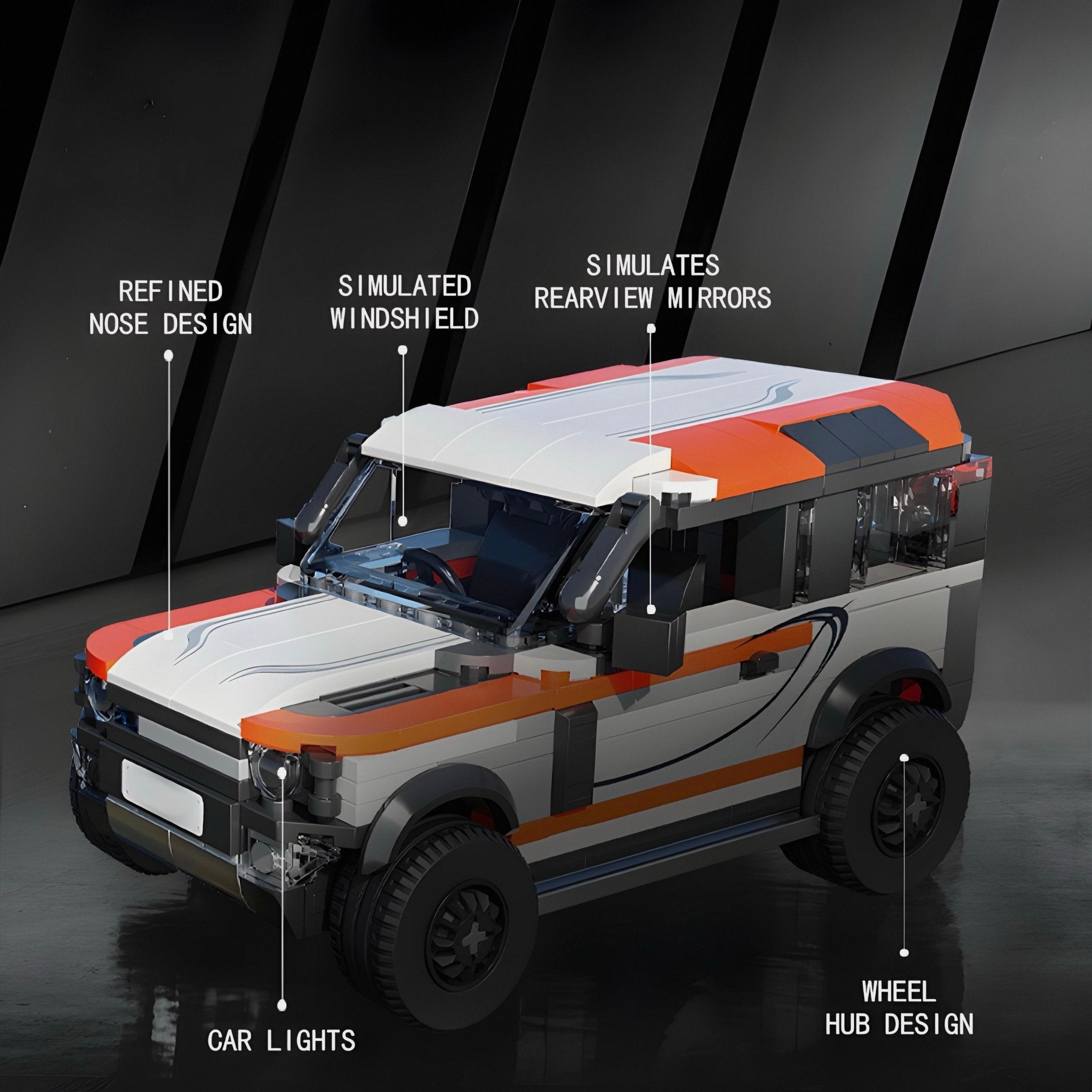 Rally Edition Defender | 402pcs - BRICKS LAB