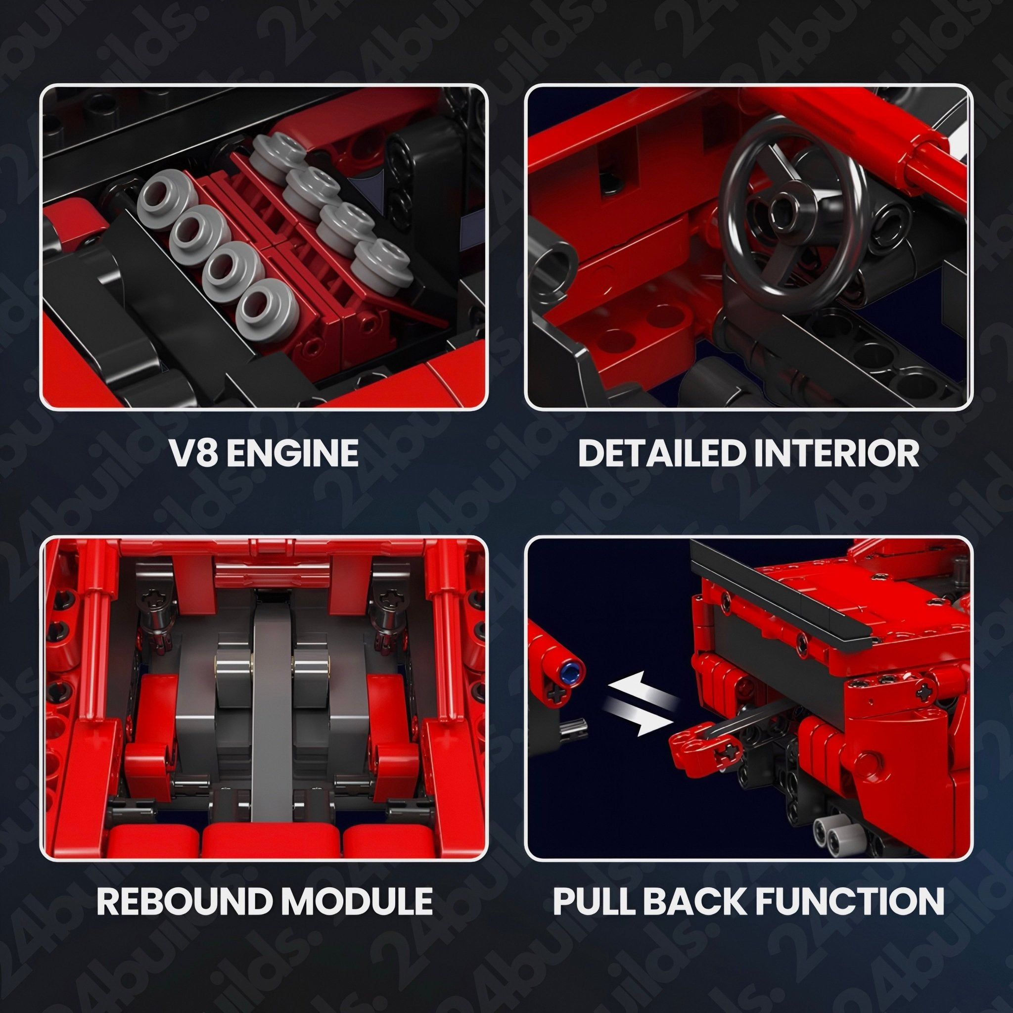 Red Edition Challenger | 738pcs - BRICKS LAB