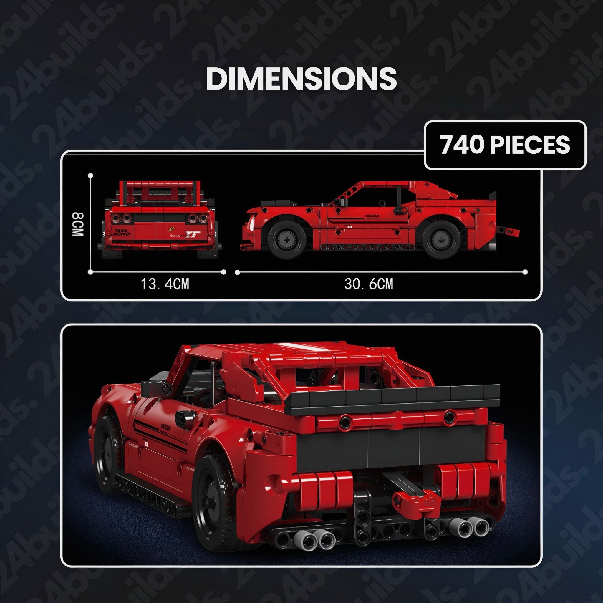 Red Edition Challenger | 738pcs - BRICKS LAB
