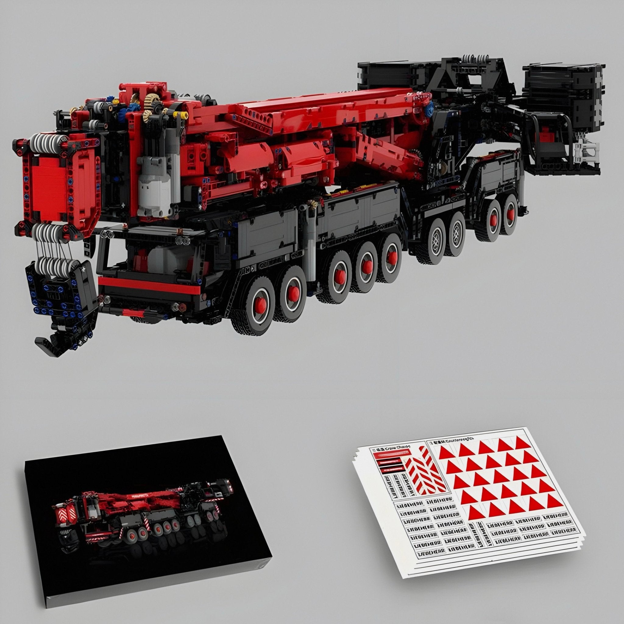 RED EDITION REMOTE CONTROLLED CRANE | 9178PCS - BRICKS LAB