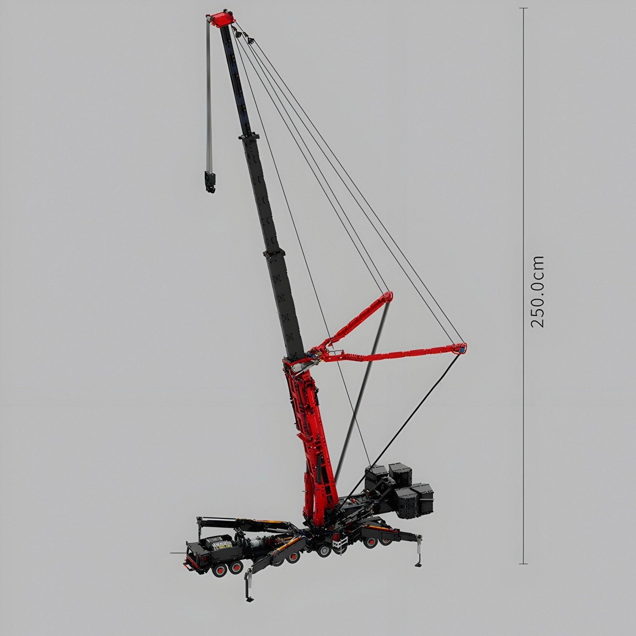 RED EDITION REMOTE CONTROLLED CRANE | 9178PCS - BRICKS LAB