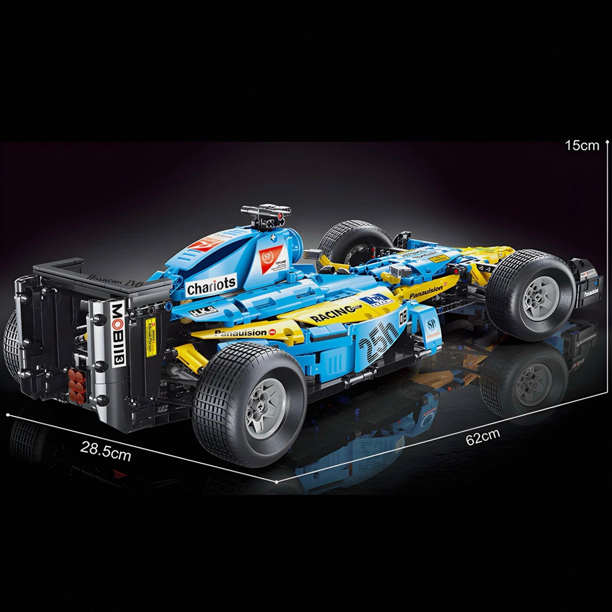 REMOTE CONTROLLED 2005 SINGLE SEATER | 1698PCS - BRICKS LAB