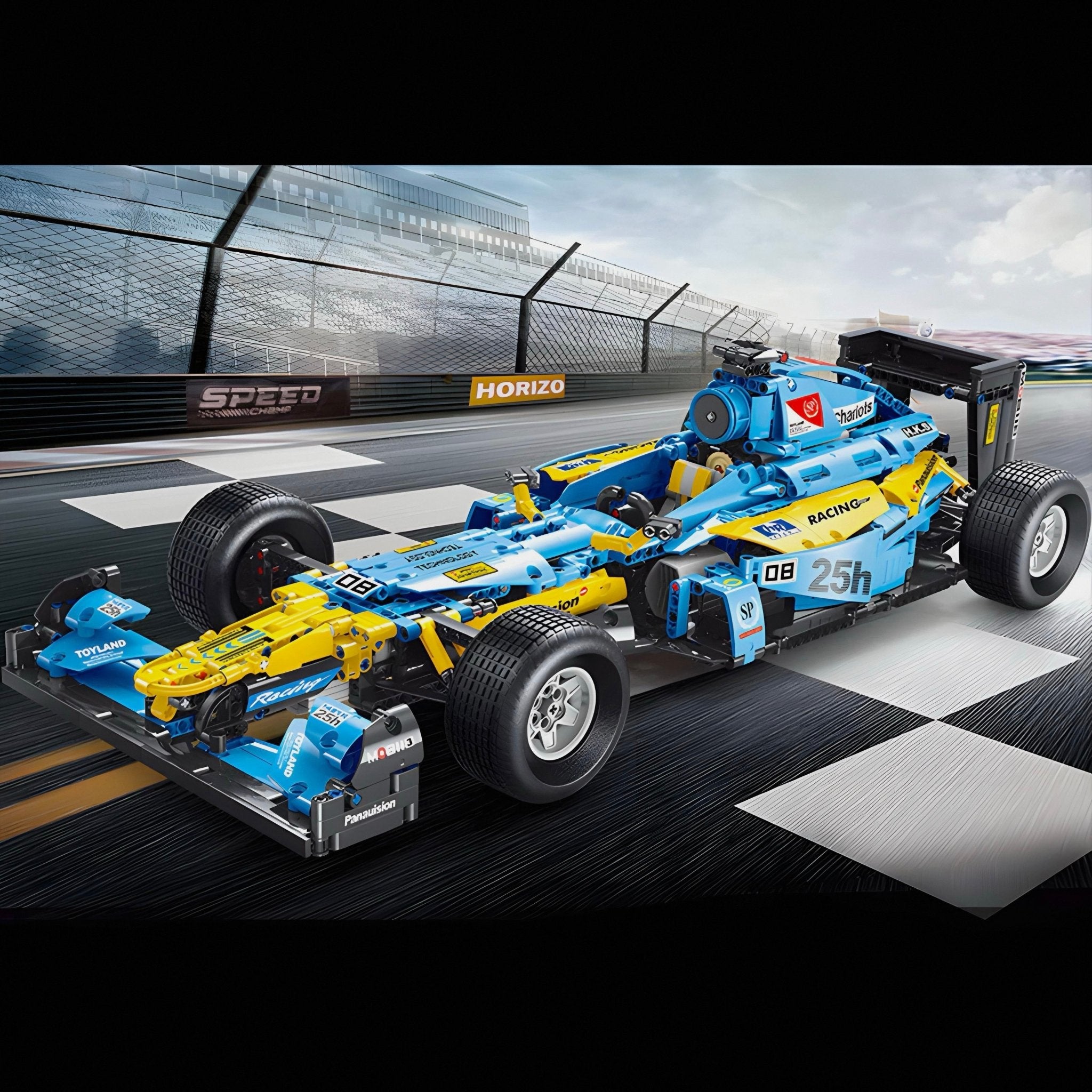 REMOTE CONTROLLED 2005 SINGLE SEATER | 1698PCS - BRICKS LAB