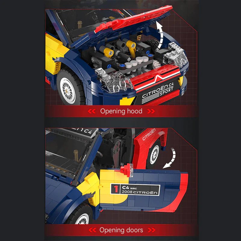 Remote Controlled 2008 Citroën C4 WRC | 1568pcs - BRICKS LAB