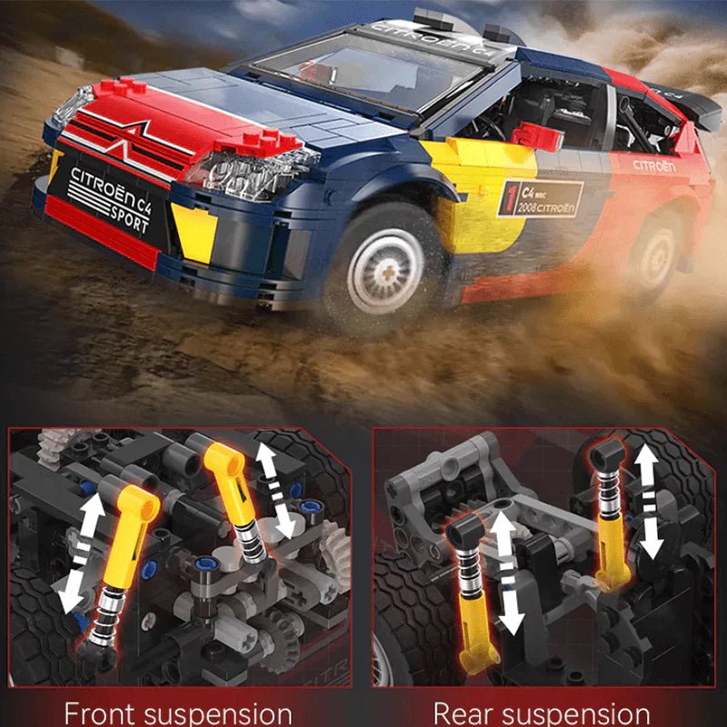 Remote Controlled 2008 Citroën C4 WRC | 1568pcs - BRICKS LAB