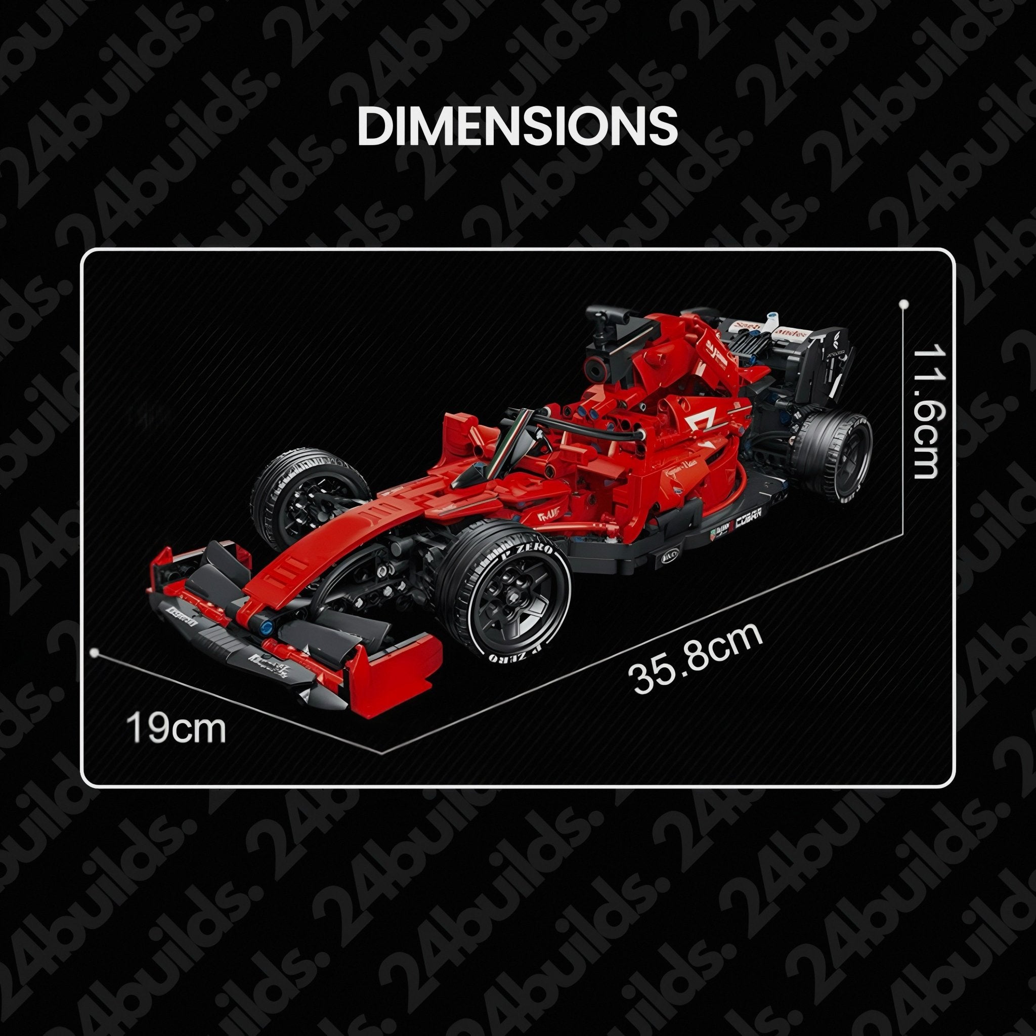 REMOTE CONTROLLED 2020 ITALIAN SINGLE SEATER | 1392PCS - BRICKS LAB