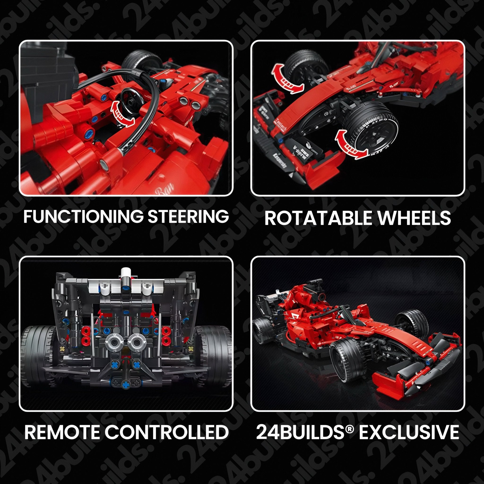 REMOTE CONTROLLED 2020 ITALIAN SINGLE SEATER | 1392PCS - BRICKS LAB