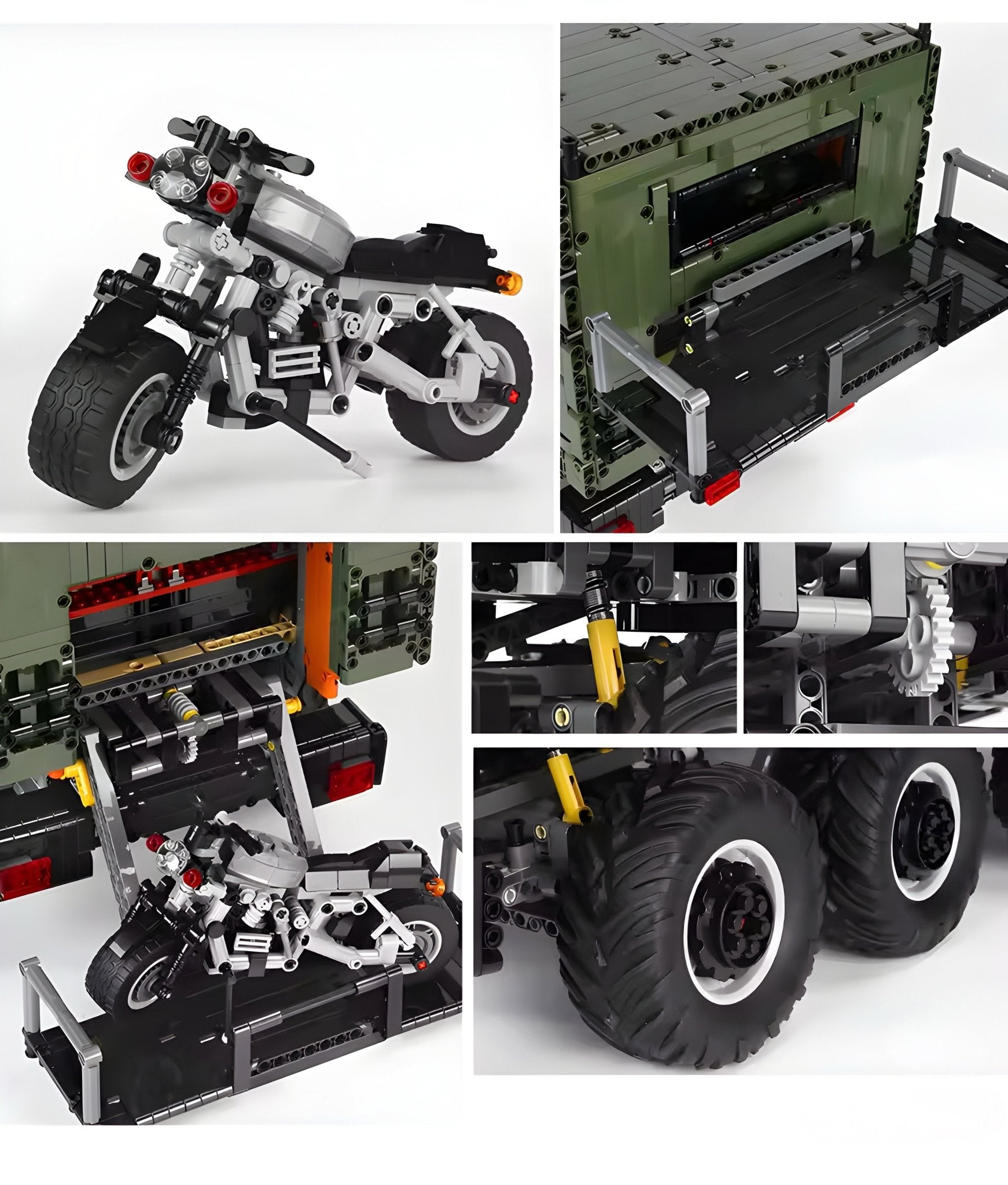 REMOTE CONTROLLED 6 WHEELED UNIMOG | 6690PCS - BRICKS LAB
